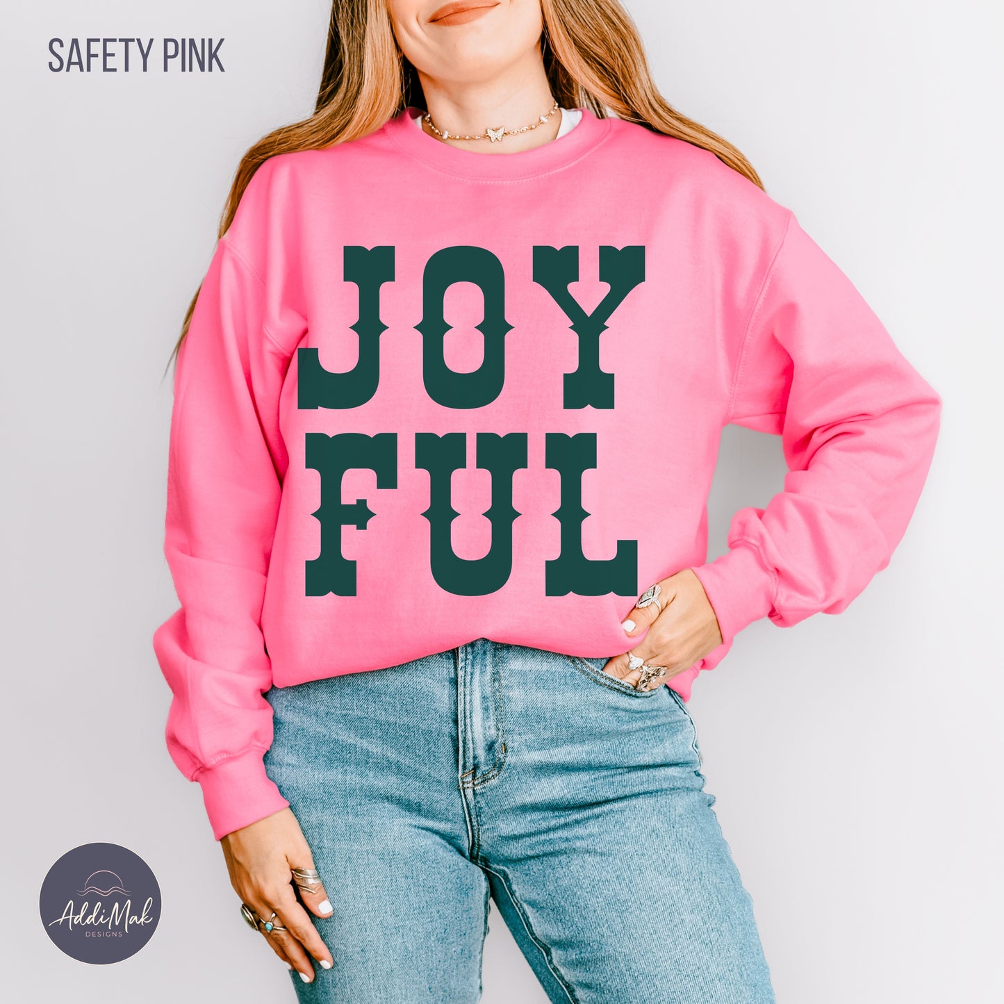 Joyful Christmas Sweatshirt Crewneck