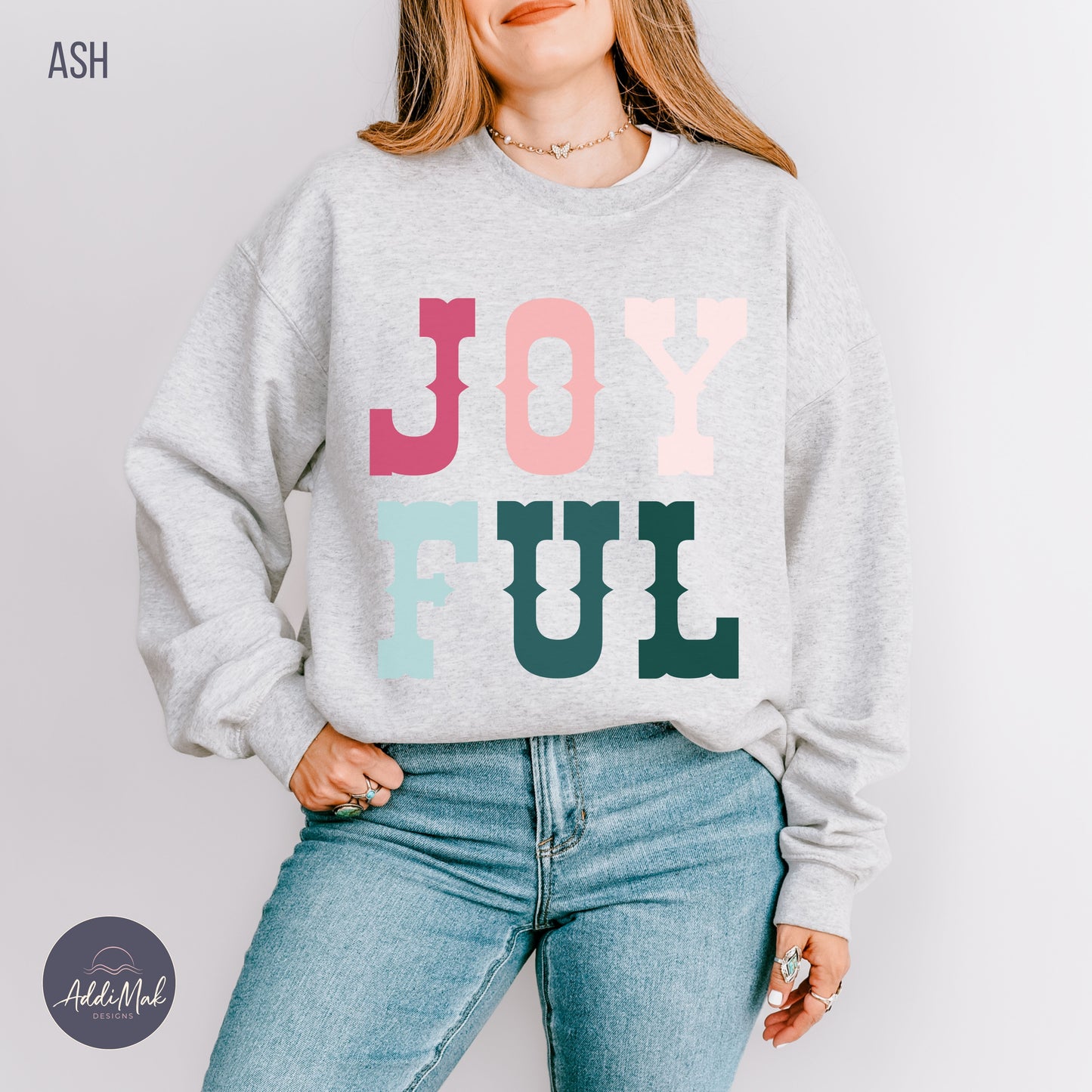 Joyful Christmas Sweatshirt Crewneck