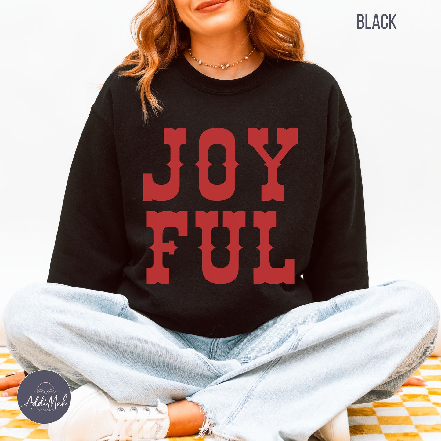 Joyful Christmas Sweatshirt Crewneck