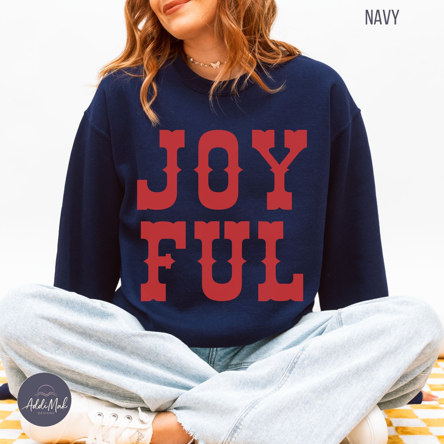 Joyful Christmas Sweatshirt Crewneck