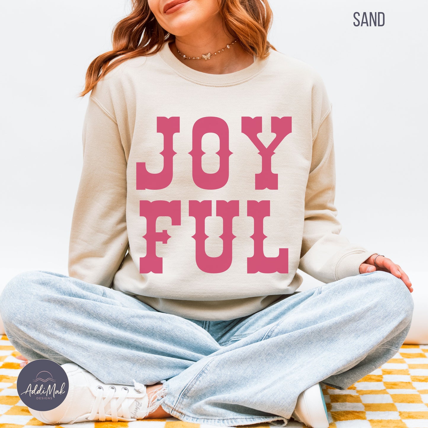 Joyful Christmas Sweatshirt Crewneck