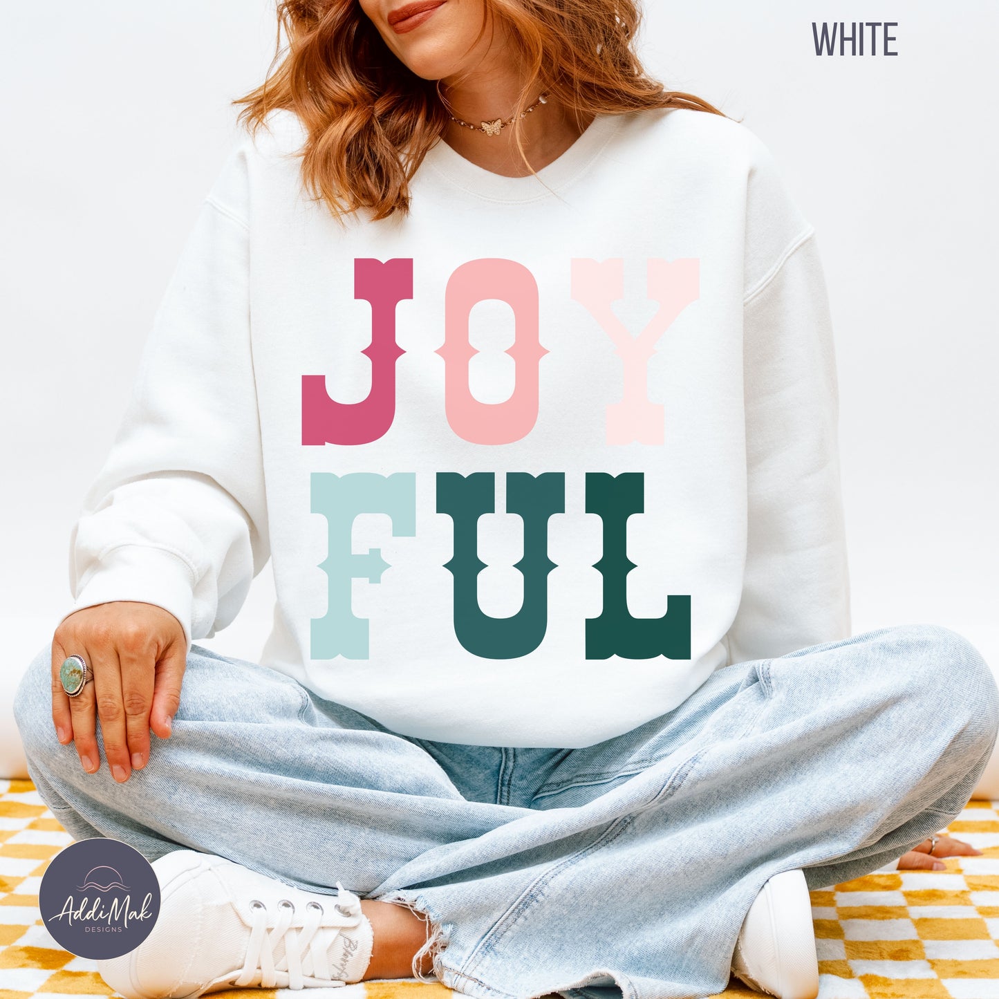 Joyful Christmas Sweatshirt Crewneck