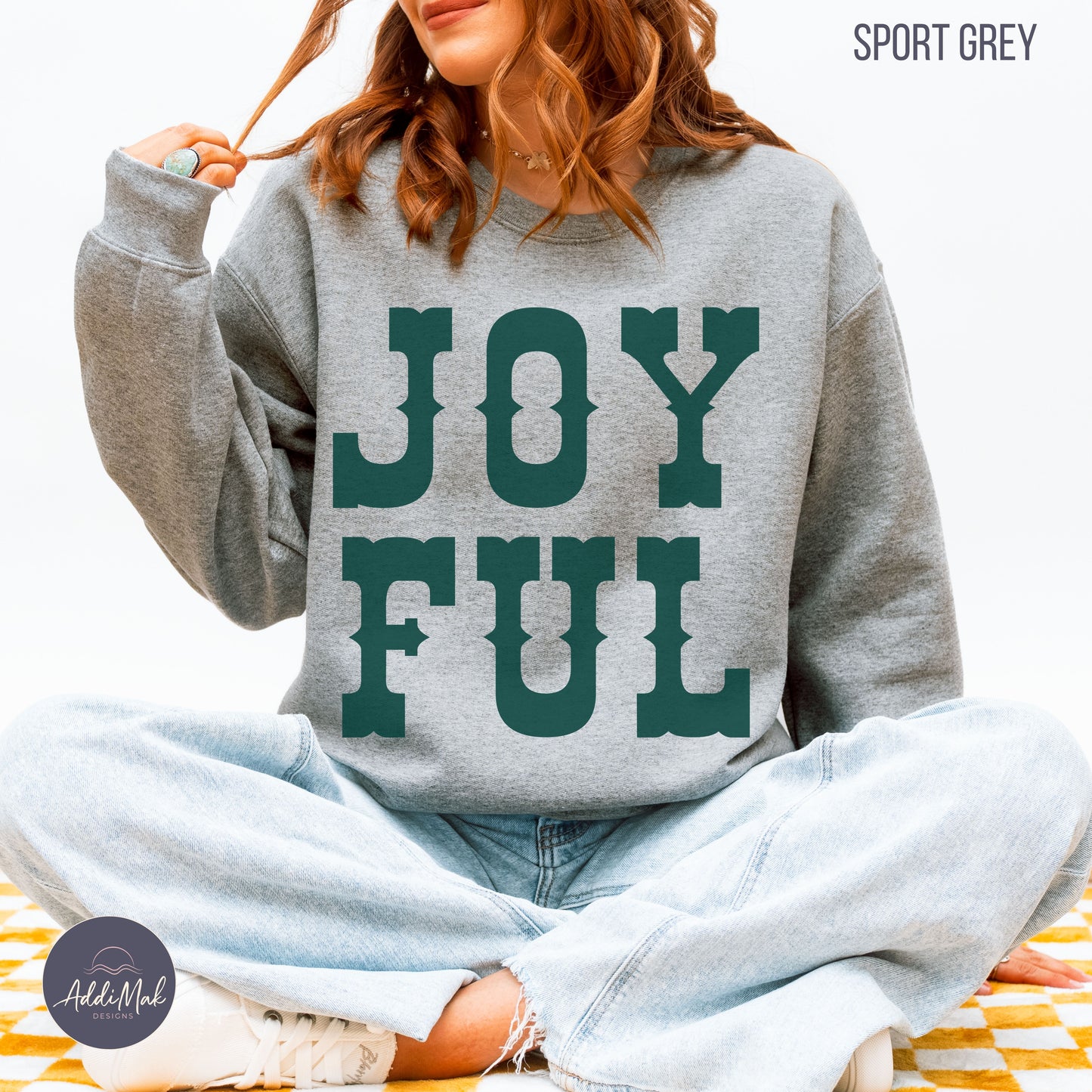 Joyful Christmas Sweatshirt Crewneck