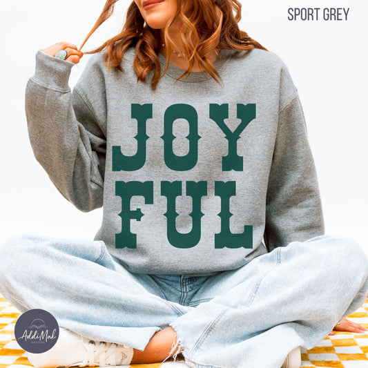 Joyful Christmas Sweatshirt Crewneck