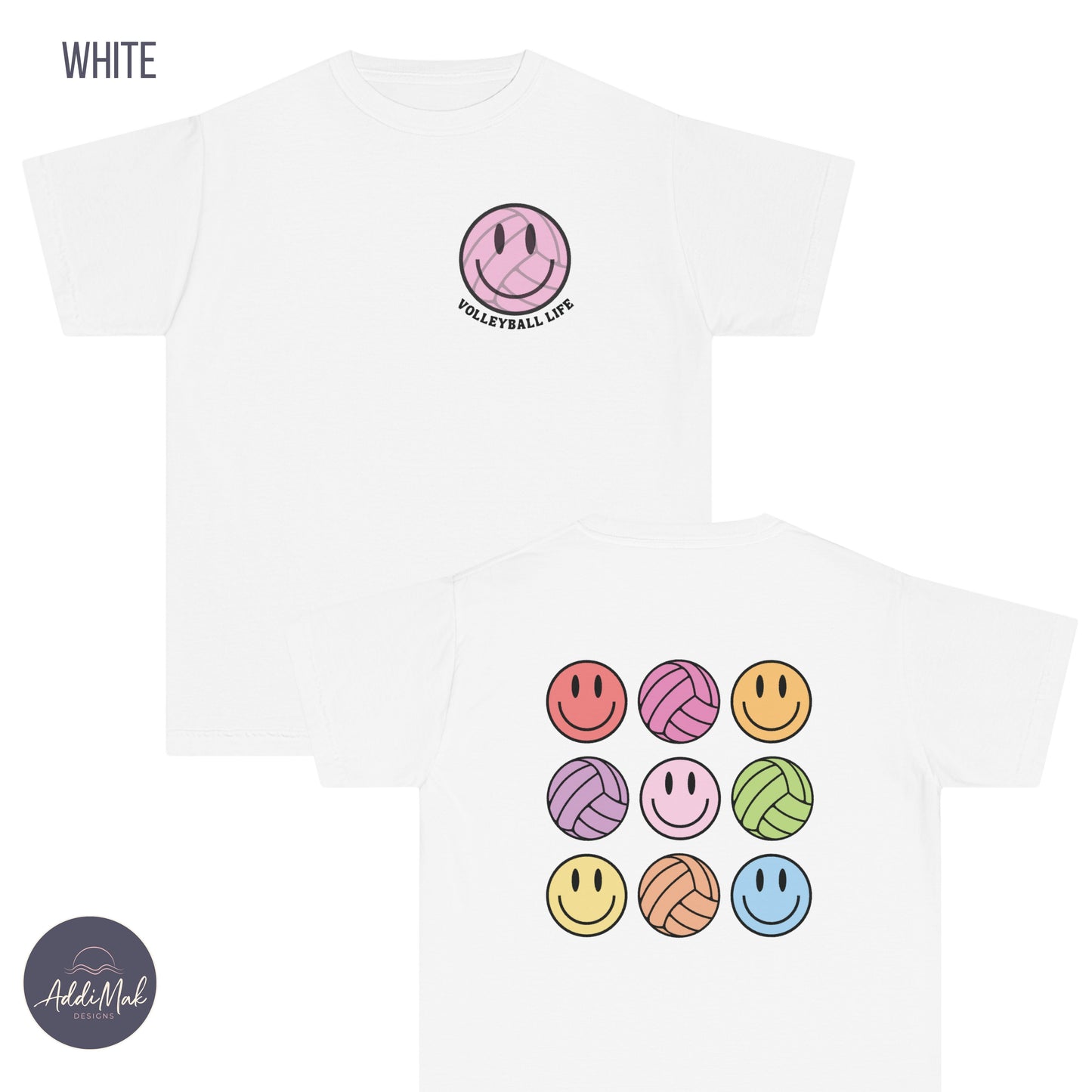 Youth Retro Volleyball Life T-shirt