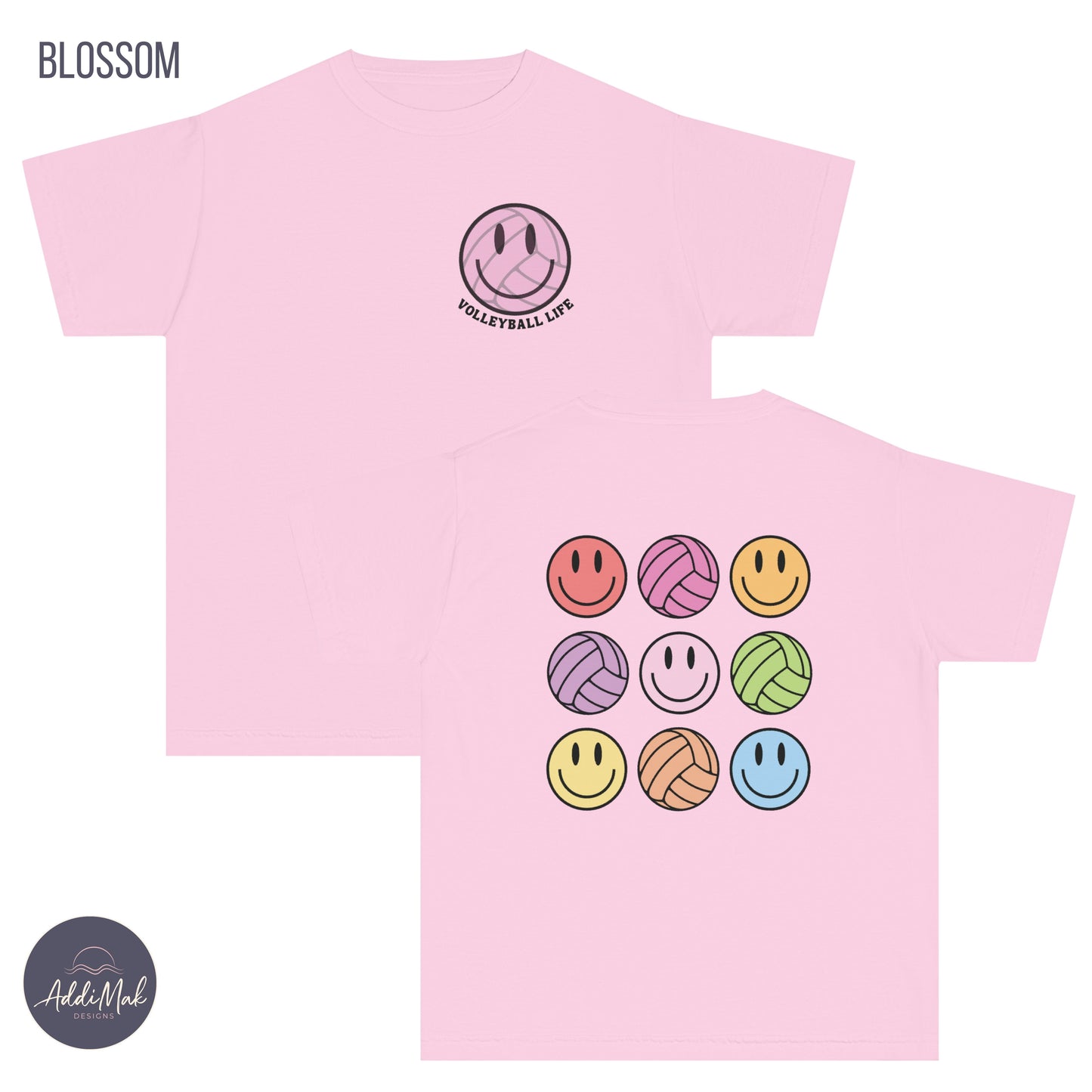 Youth Retro Volleyball Life T-shirt