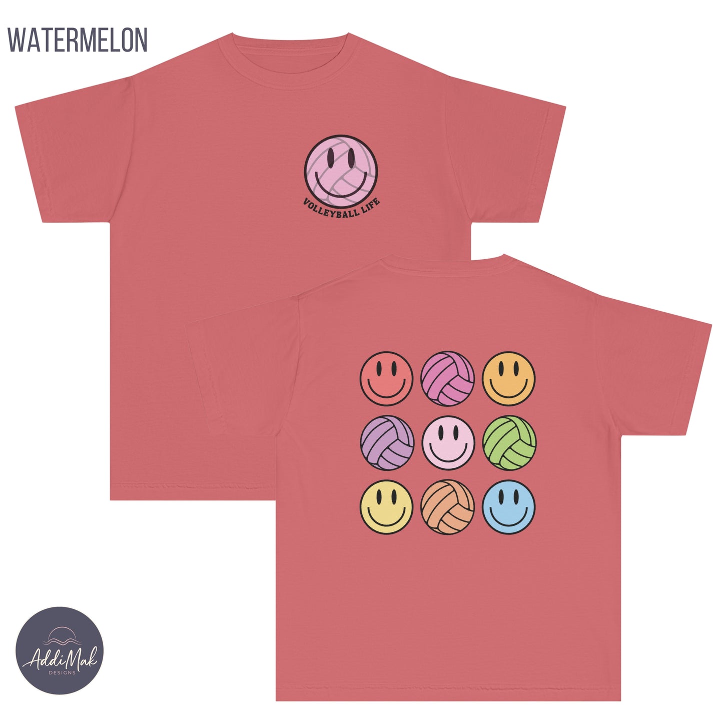 Youth Retro Volleyball Life T-shirt