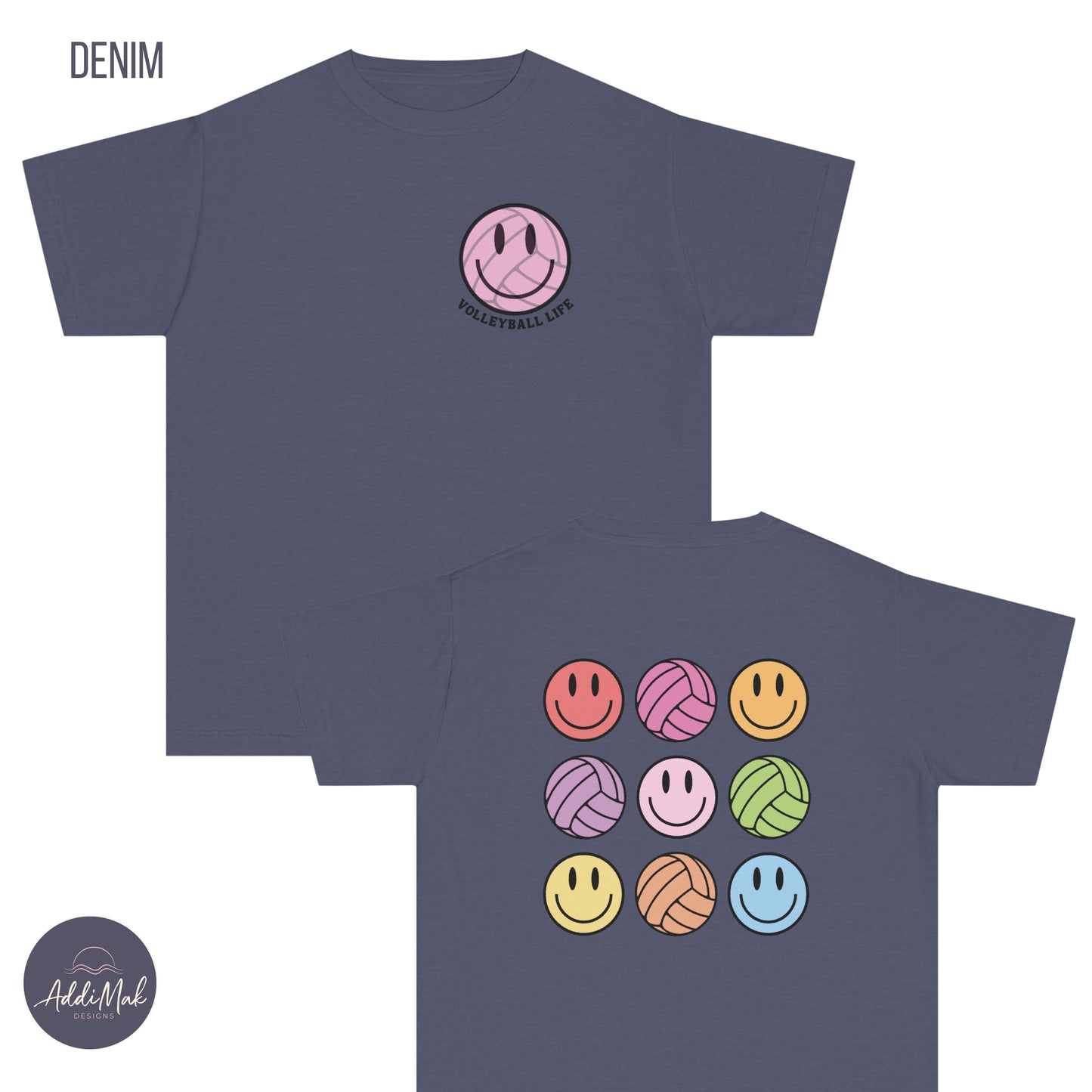 Youth Retro Volleyball Life T-shirt