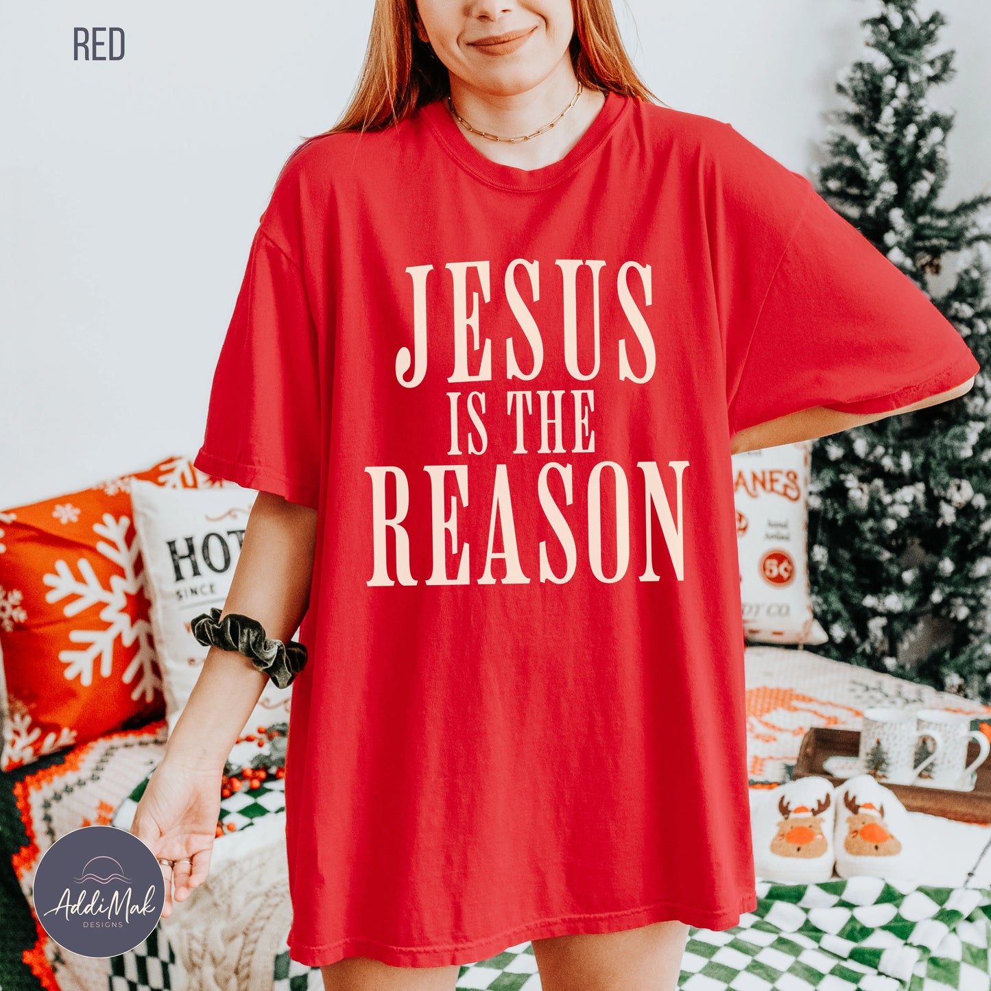 Jesus is the Reason T-Shirt Printify