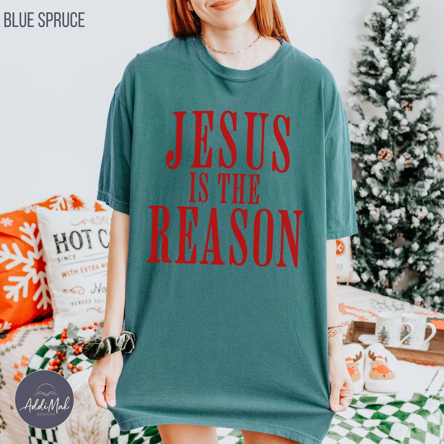 Jesus is the Reason T-Shirt Printify