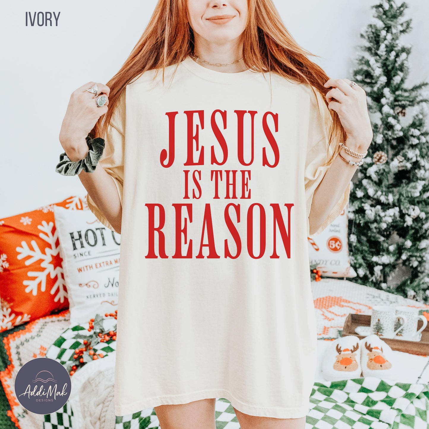 Jesus is the Reason T-Shirt Printify