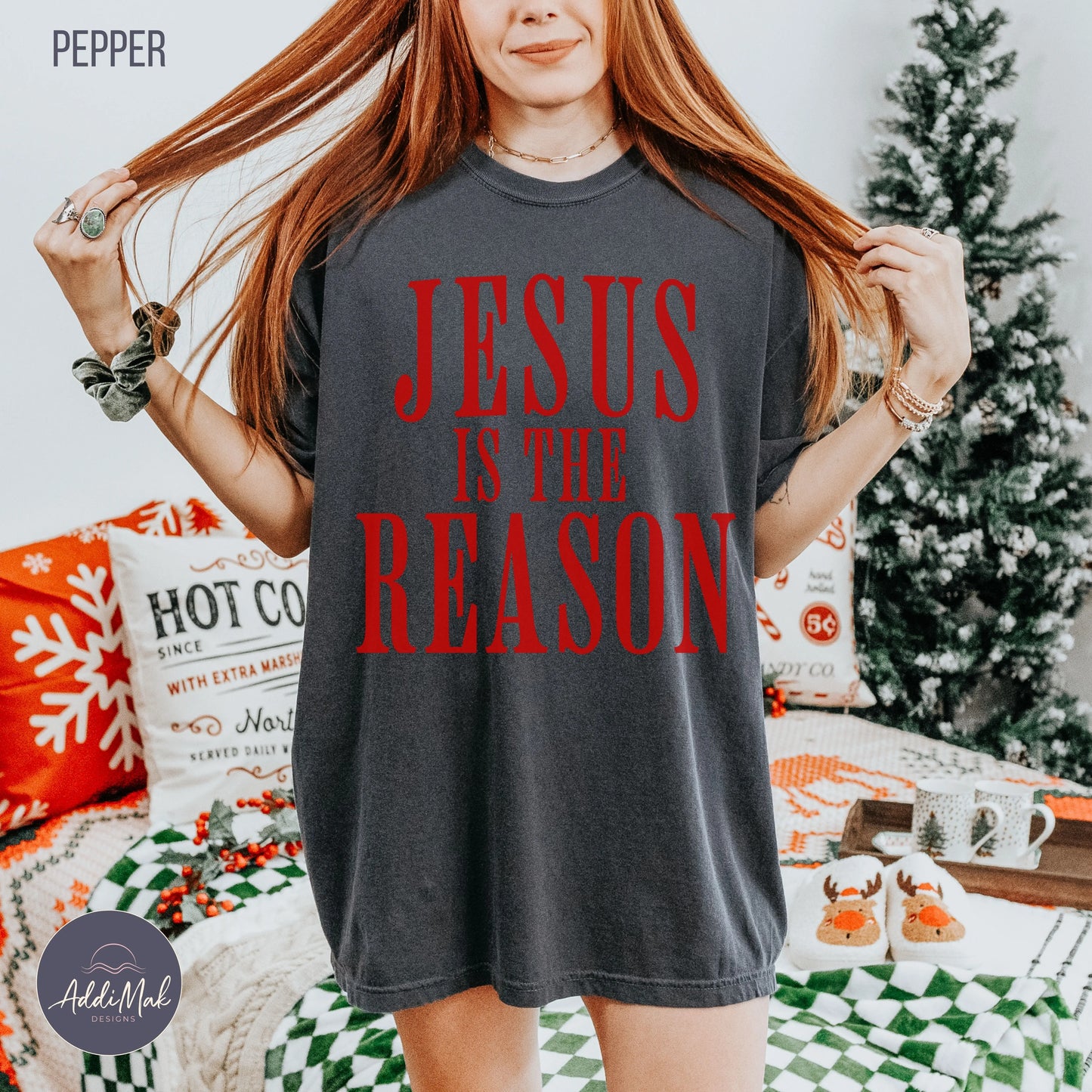 Jesus is the Reason T-Shirt Printify