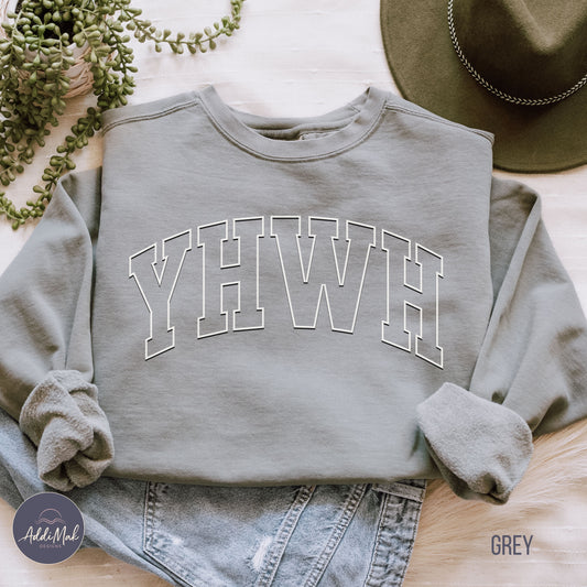 YHWH Comfort Colors Crewneck Sweatshirt