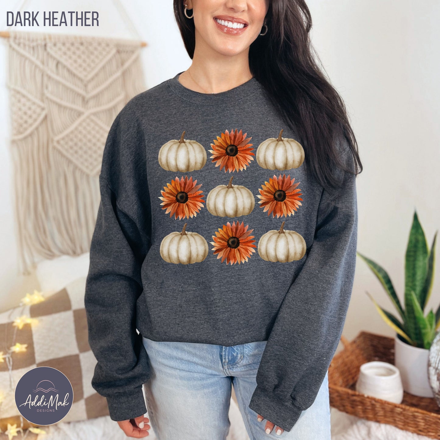 Pumpkins and Sunflowers Sweatshirt