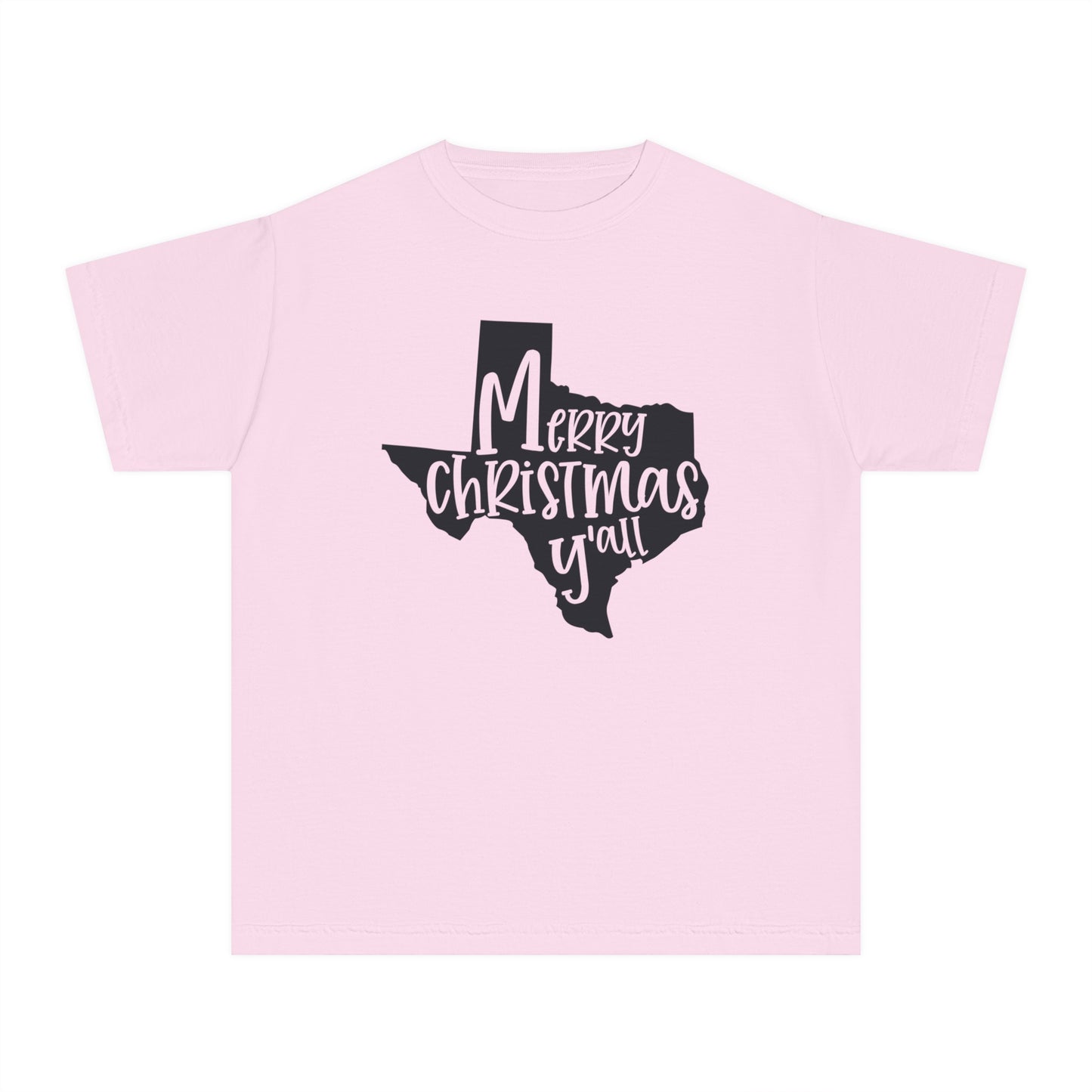 Youth Texas Merry Christmas Y'all T-Shirt