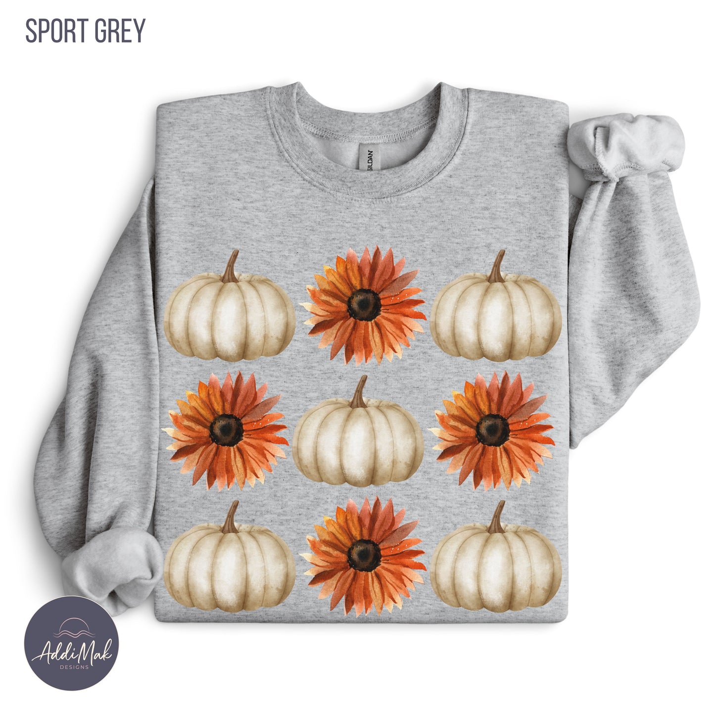 Pumpkins and Sunflowers Sweatshirt