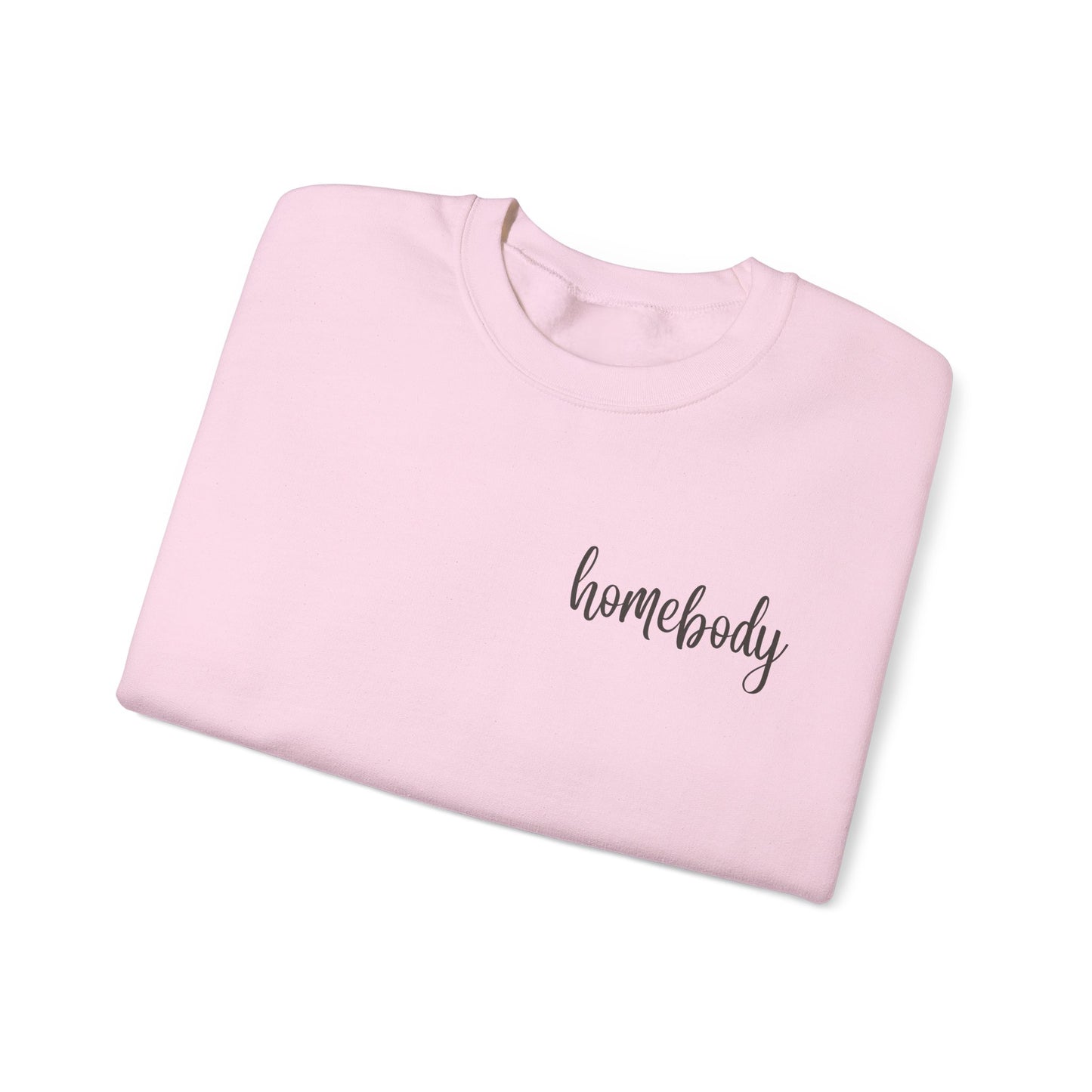 Homebody Script - Small Left Chest - Crewneck Sweatshirt