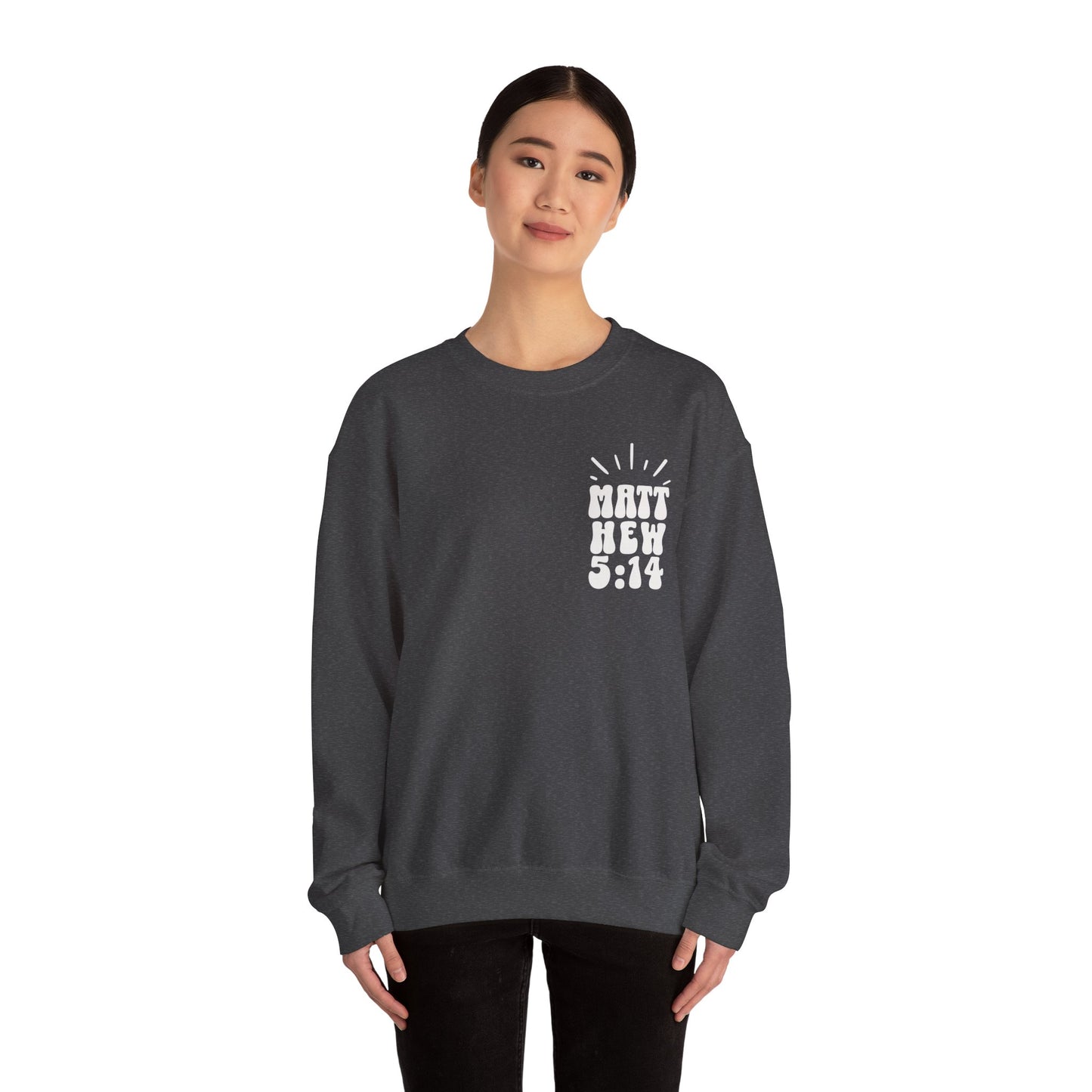 Retro Be The Light Crewneck Sweatshirt