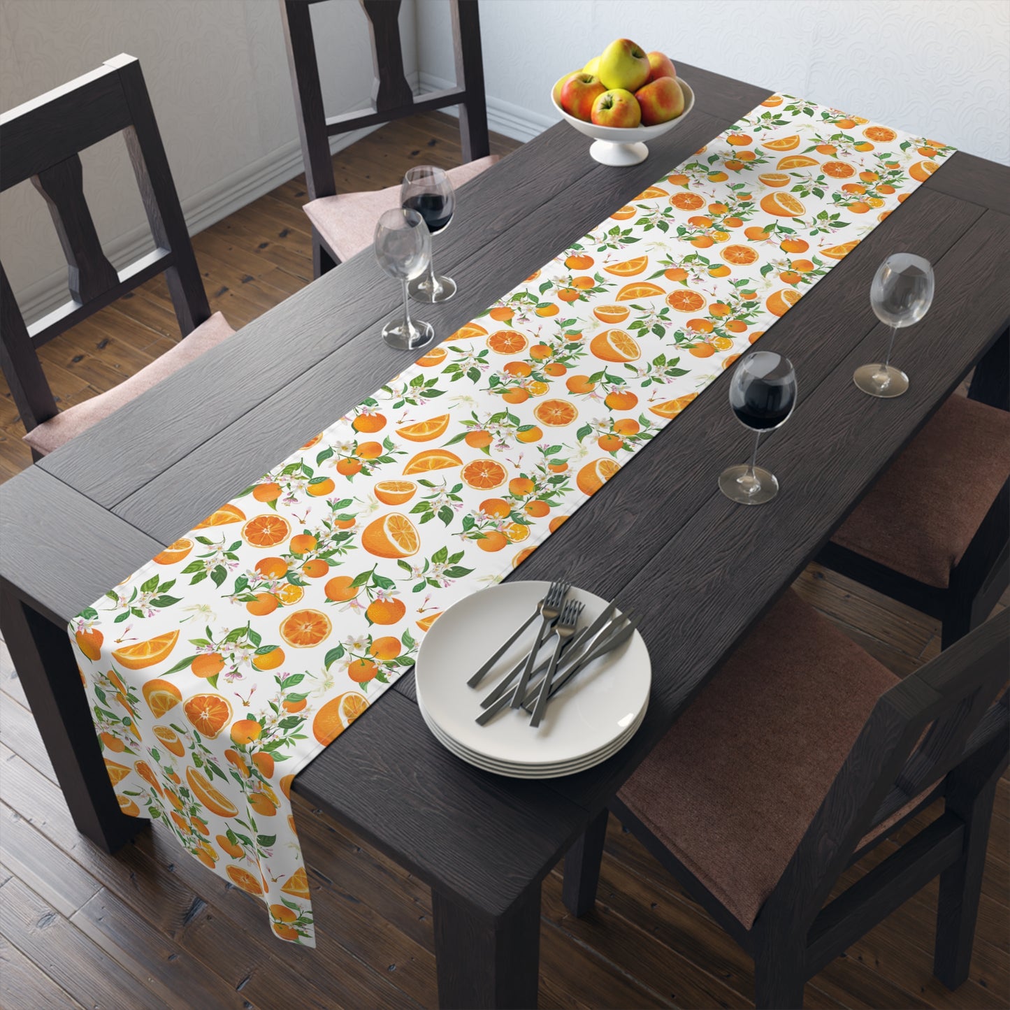 Orange Citrus Table Runner