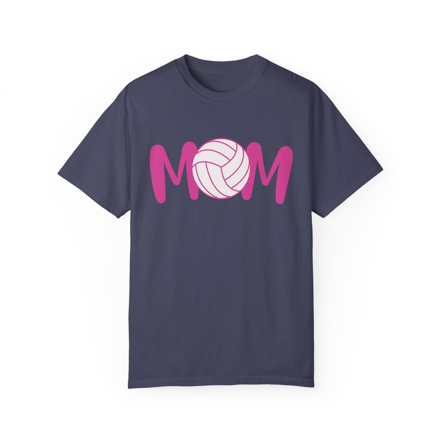 Custom MOM Volleyball Tee with Personalized Name and Number on Back