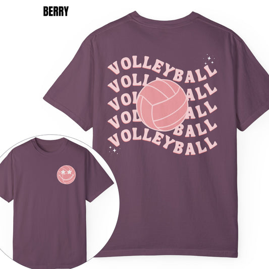 Retro Volleyball Wave Tee