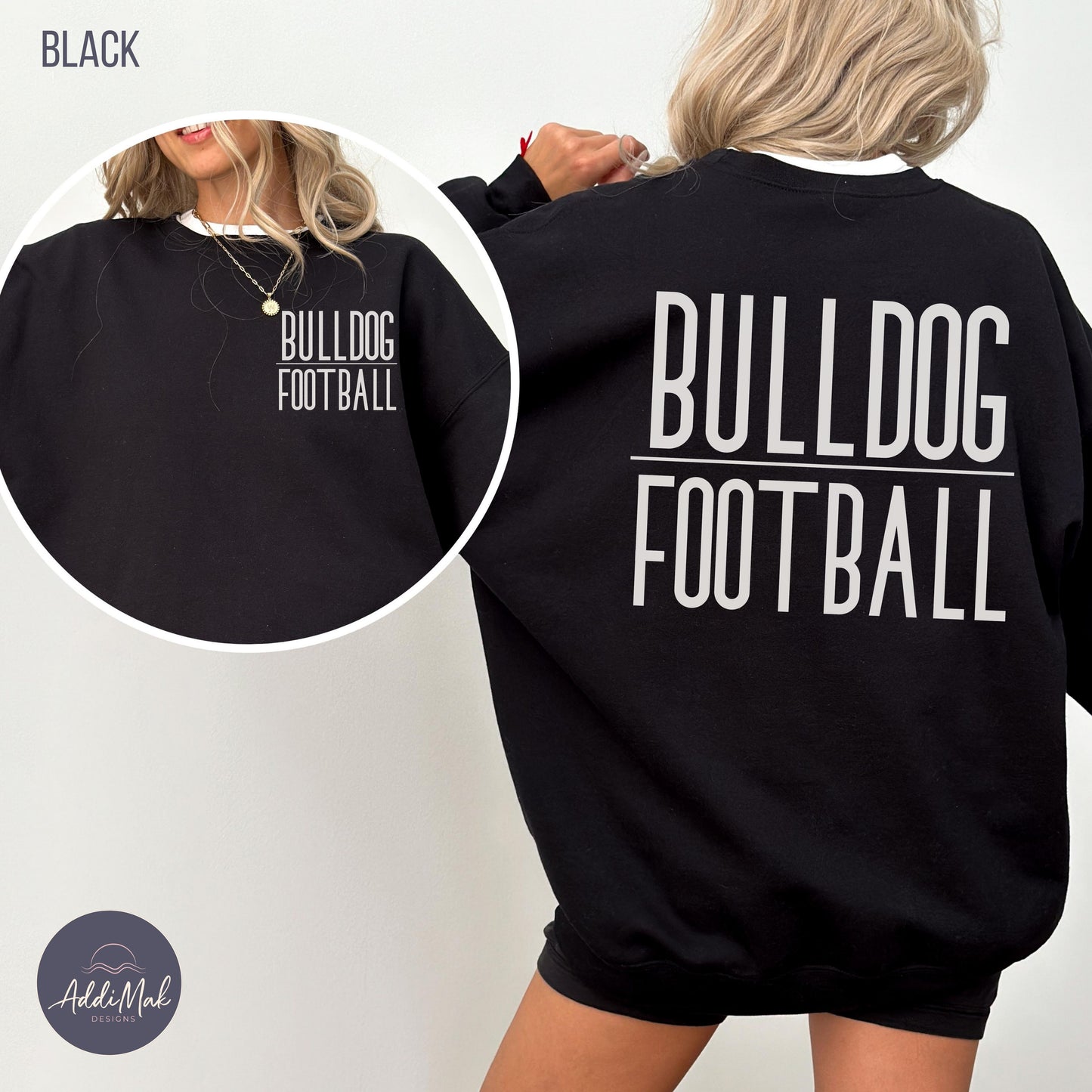 Customized School Mascot & Sport Crewneck Sweatshirt