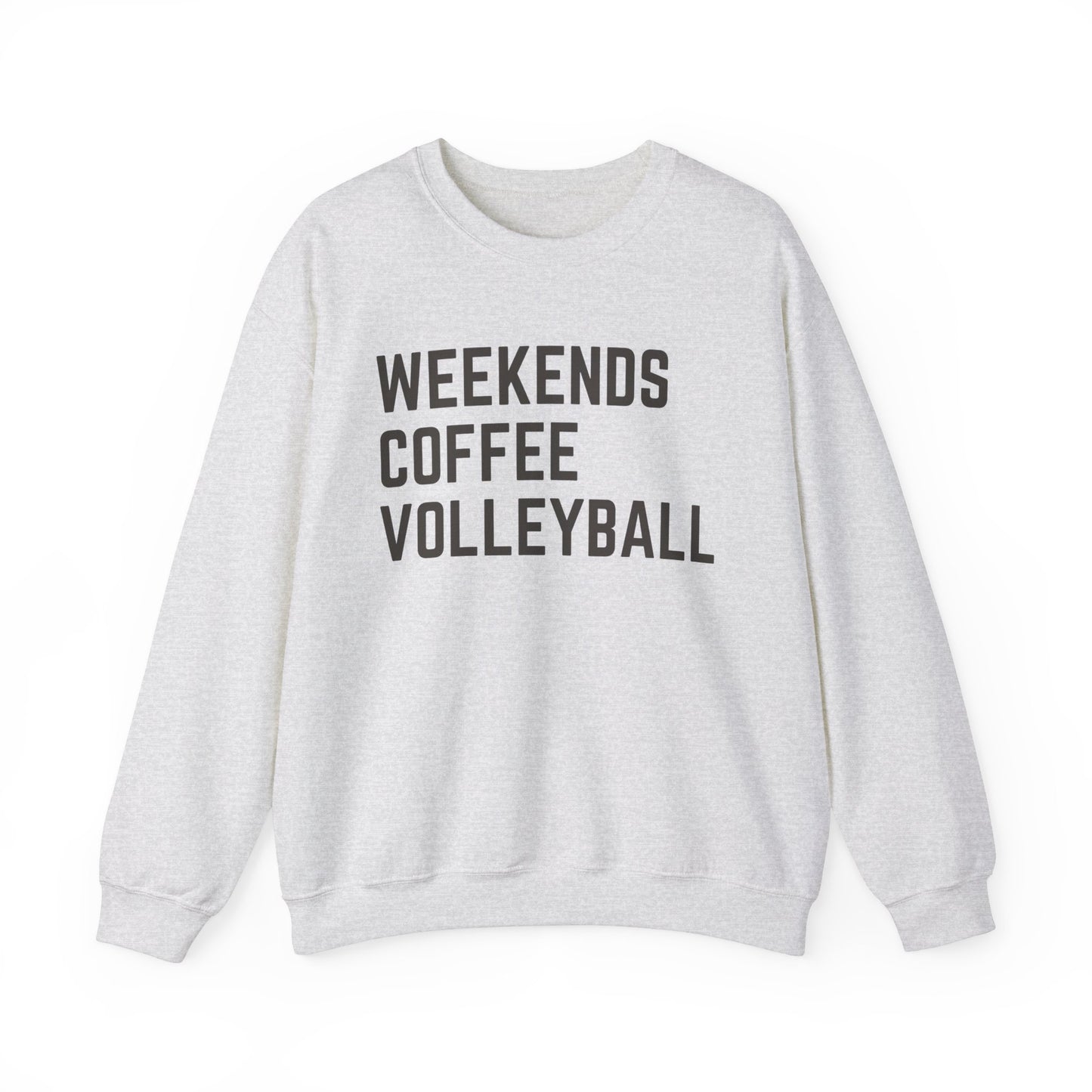 Weekends Coffee Volleyball Sweatshirt