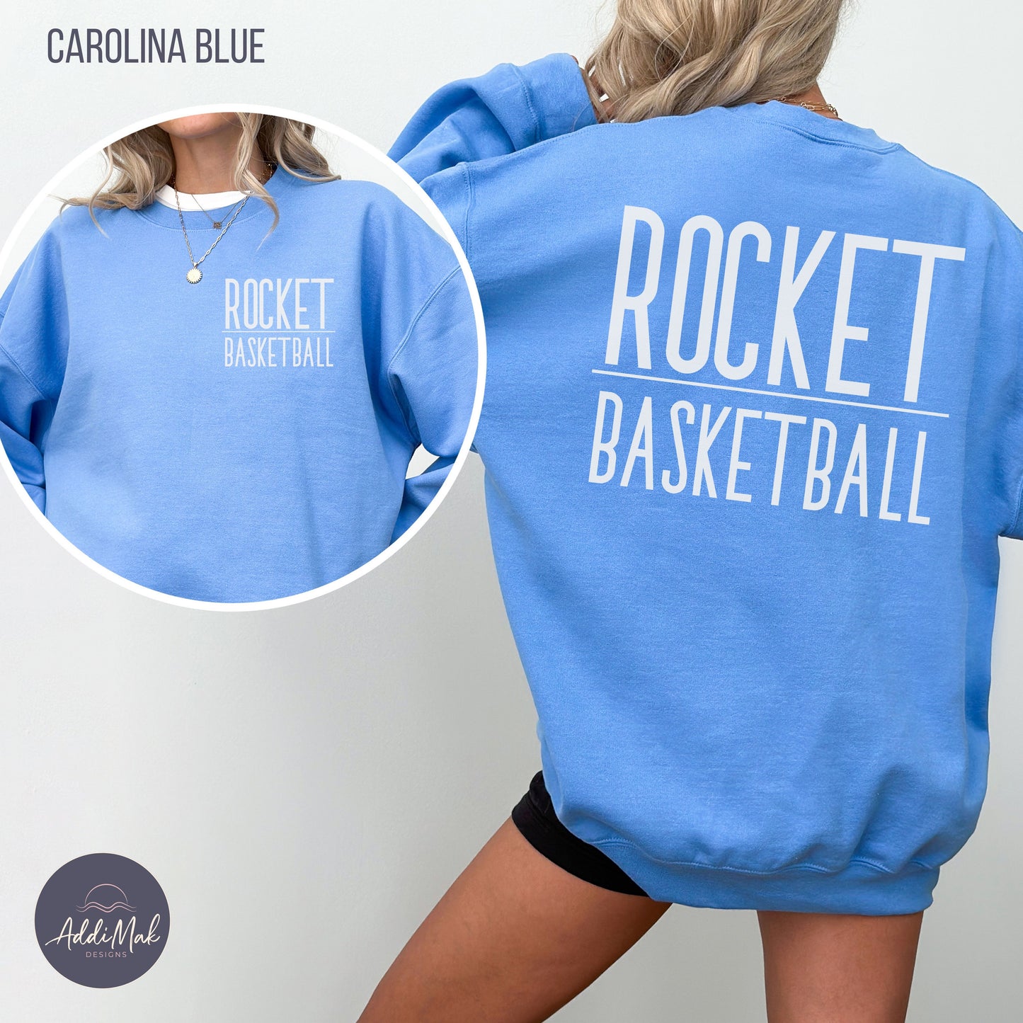 Customized School Mascot & Sport Crewneck Sweatshirt