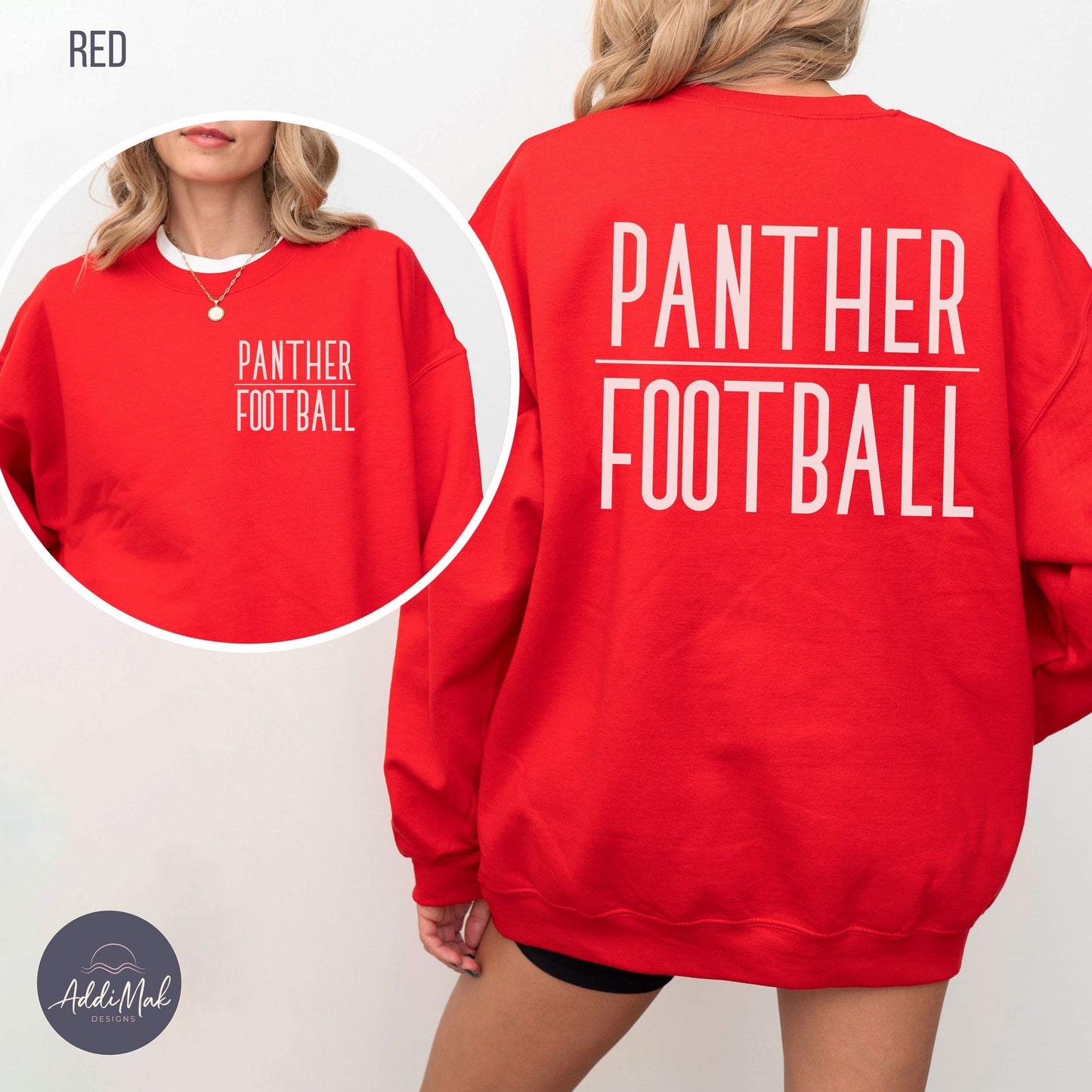 Customized School Mascot & Sport Crewneck Sweatshirt