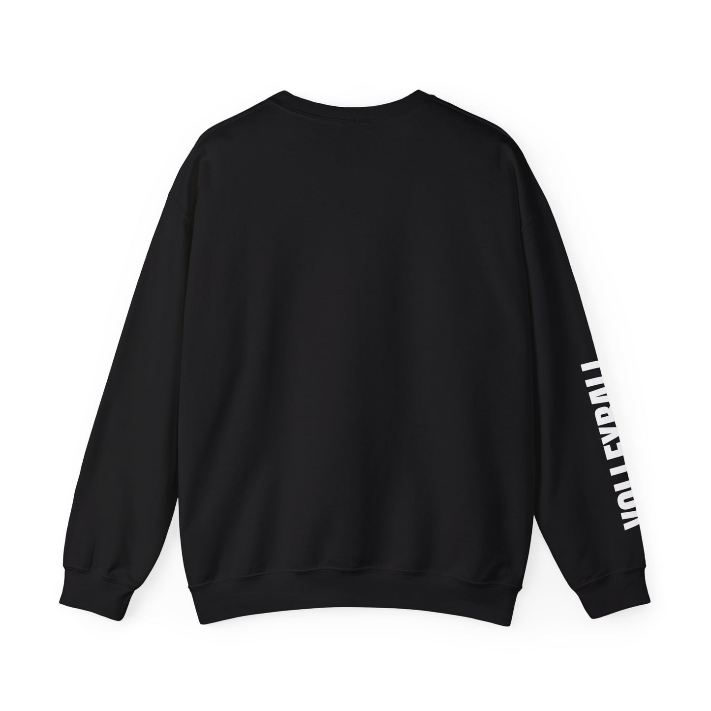 Volleyball Crewneck Sweatshirt with Sleeve Print