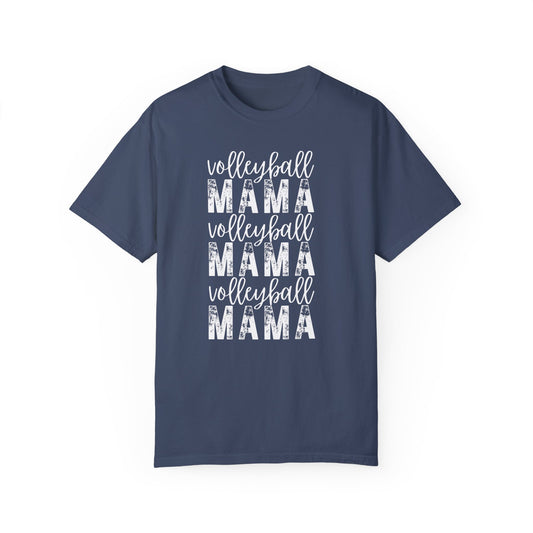 Volleyball Mama -Script and Bold Grunge Tee