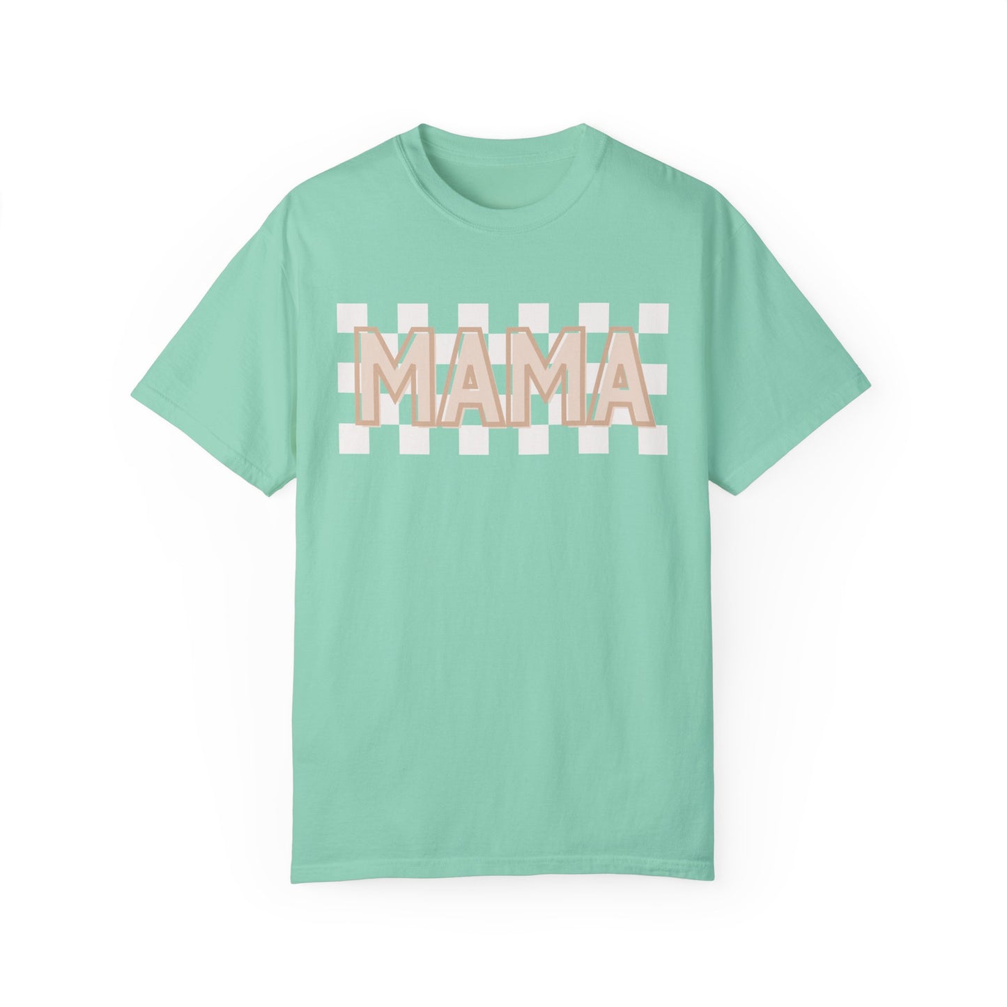 Checkered MAMA Tee