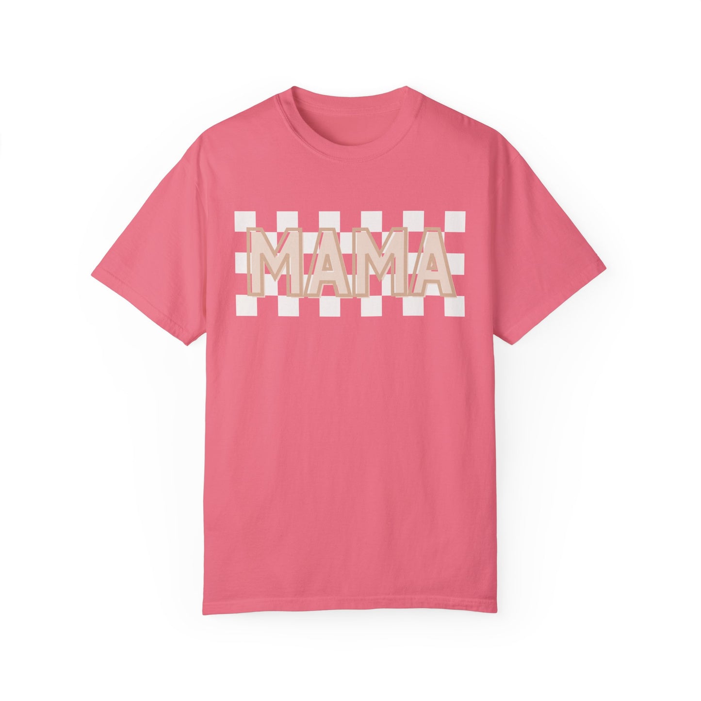 Checkered MAMA Tee