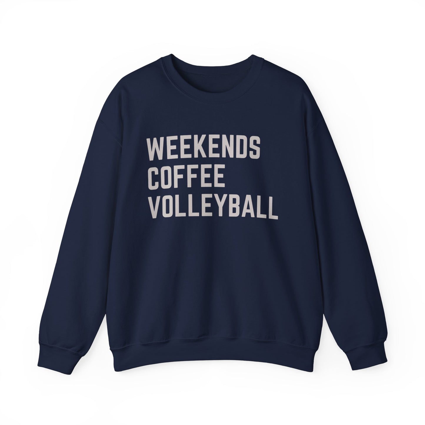 Weekends Coffee Volleyball Sweatshirt