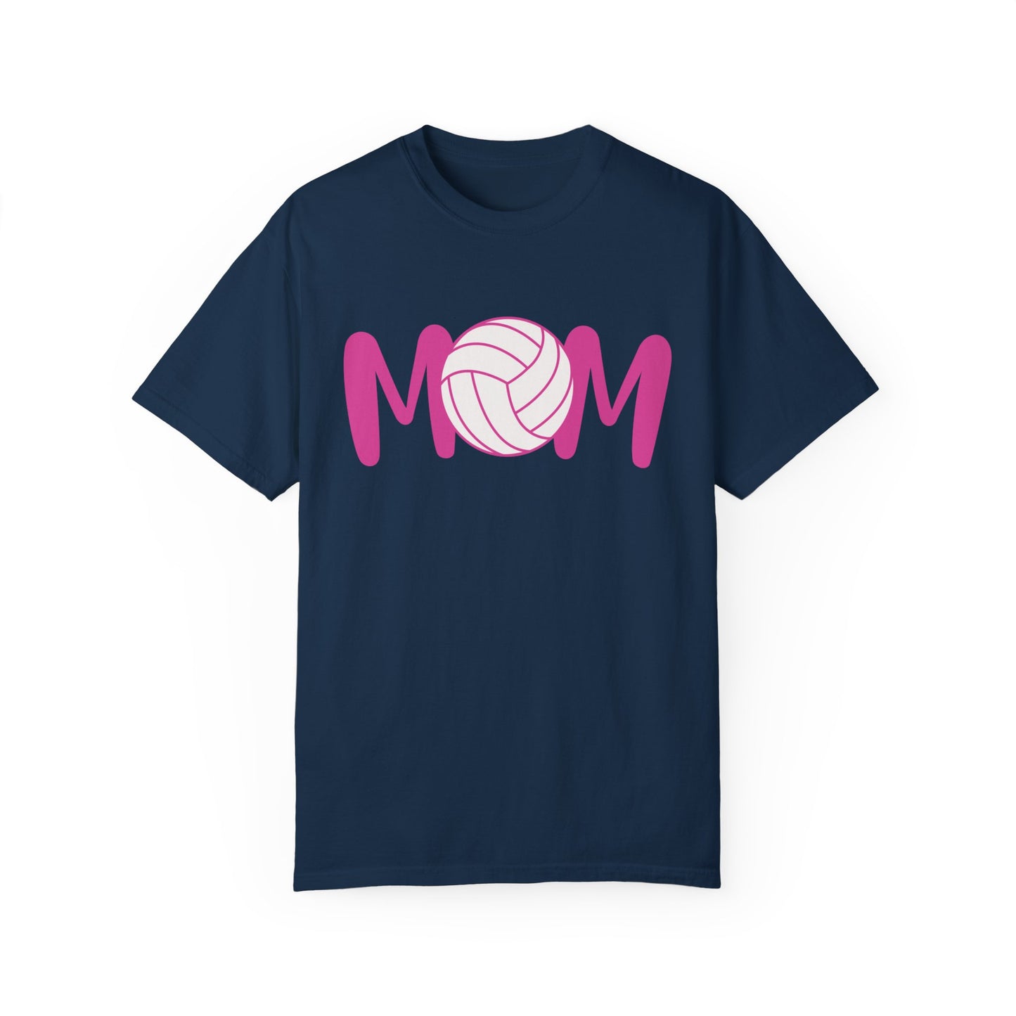 Custom MOM Volleyball Tee with Personalized Name and Number on Back