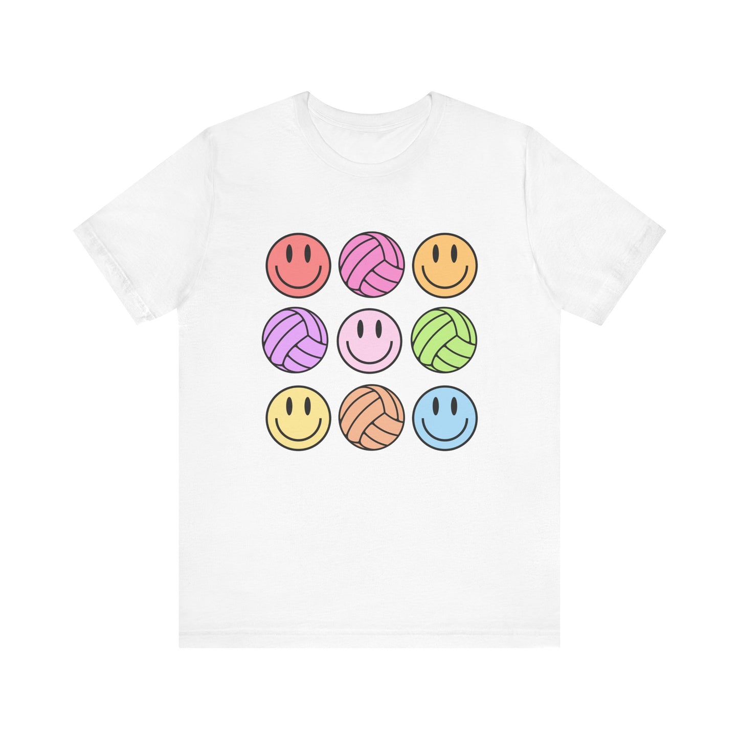 Retro Volleyball Smiley Shirt