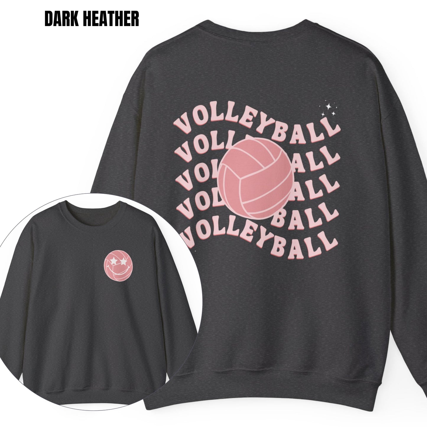 Retro Volleyball Wave Sweatshirt