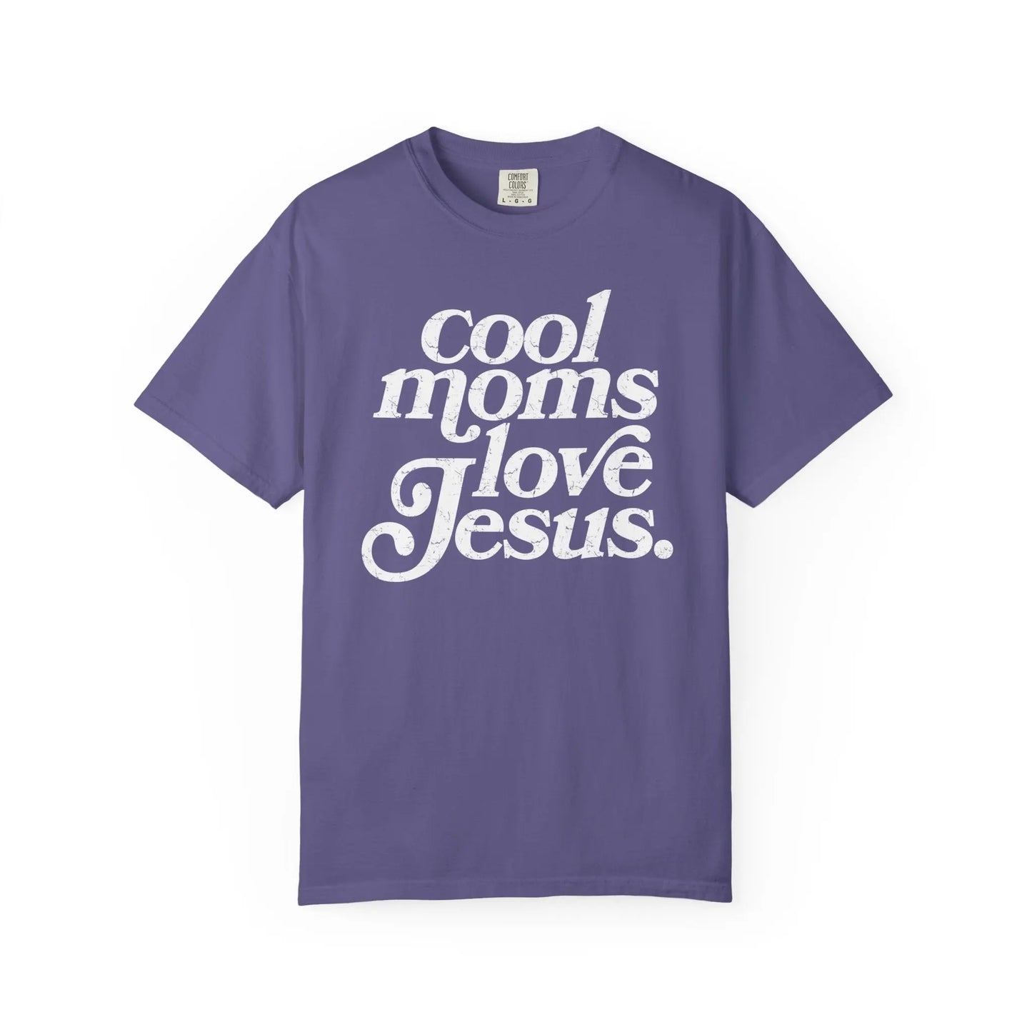 Cool Moms Love Jesus T-Shirt Printify