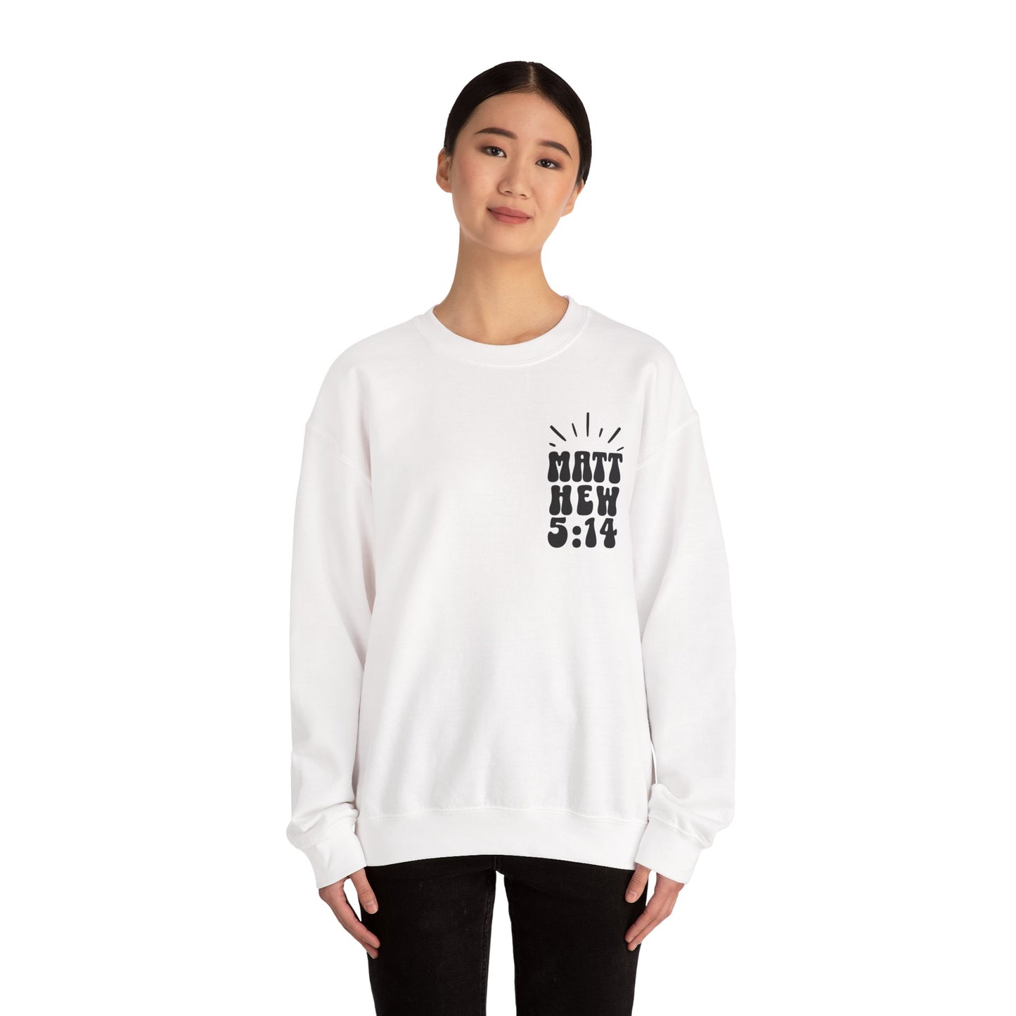 Retro Be The Light Crewneck Sweatshirt