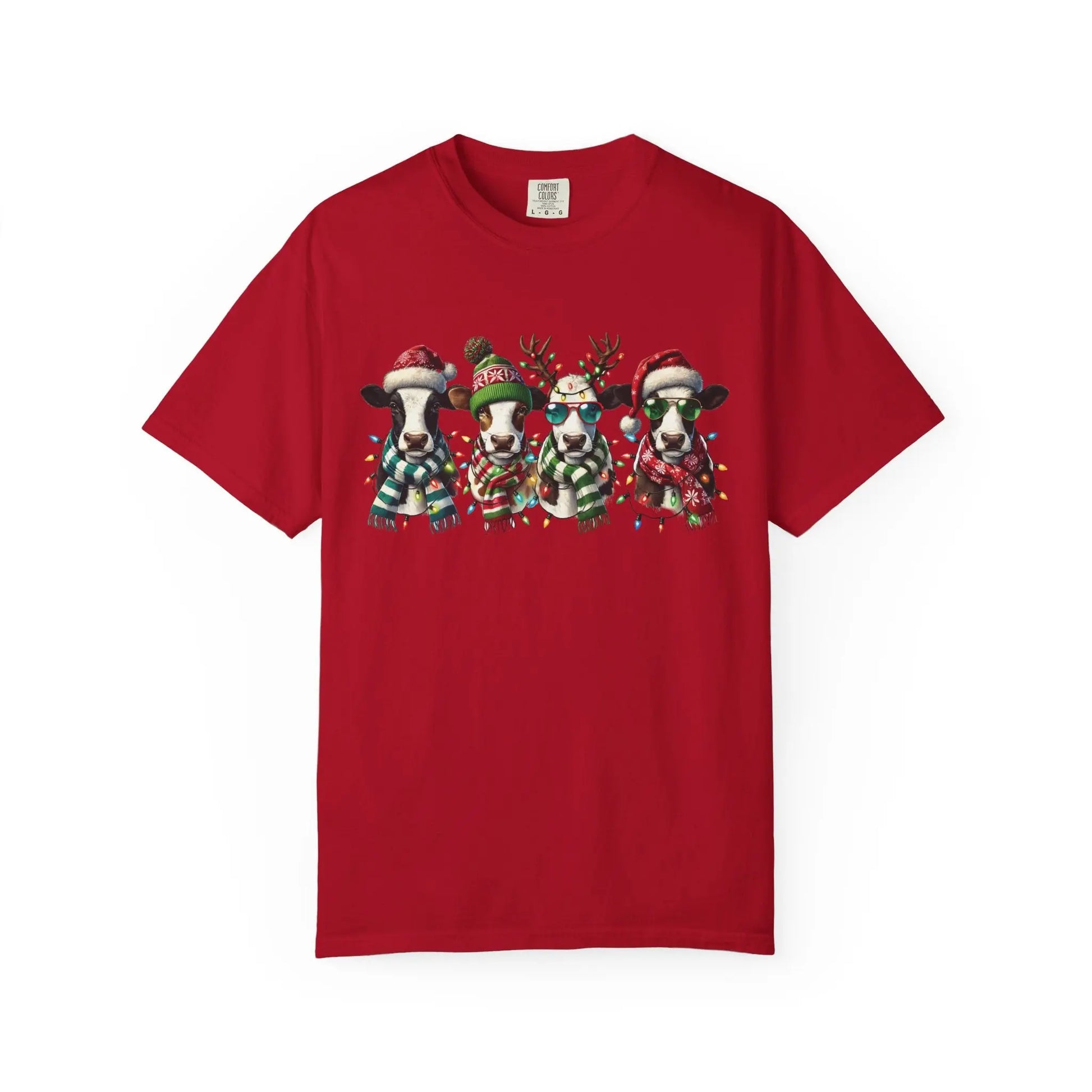 Christmas Cows T-Shirt Printify