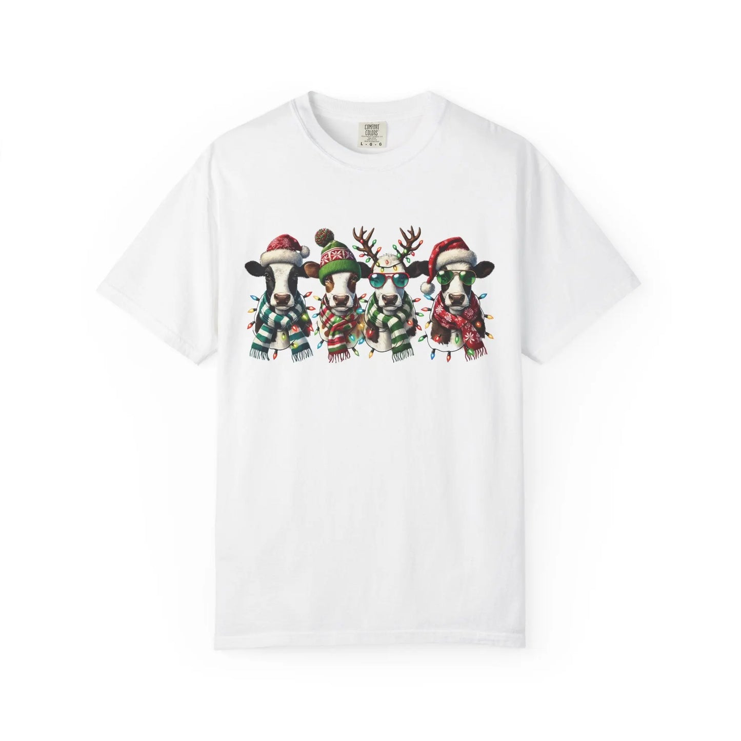 Christmas Cows T-Shirt Printify