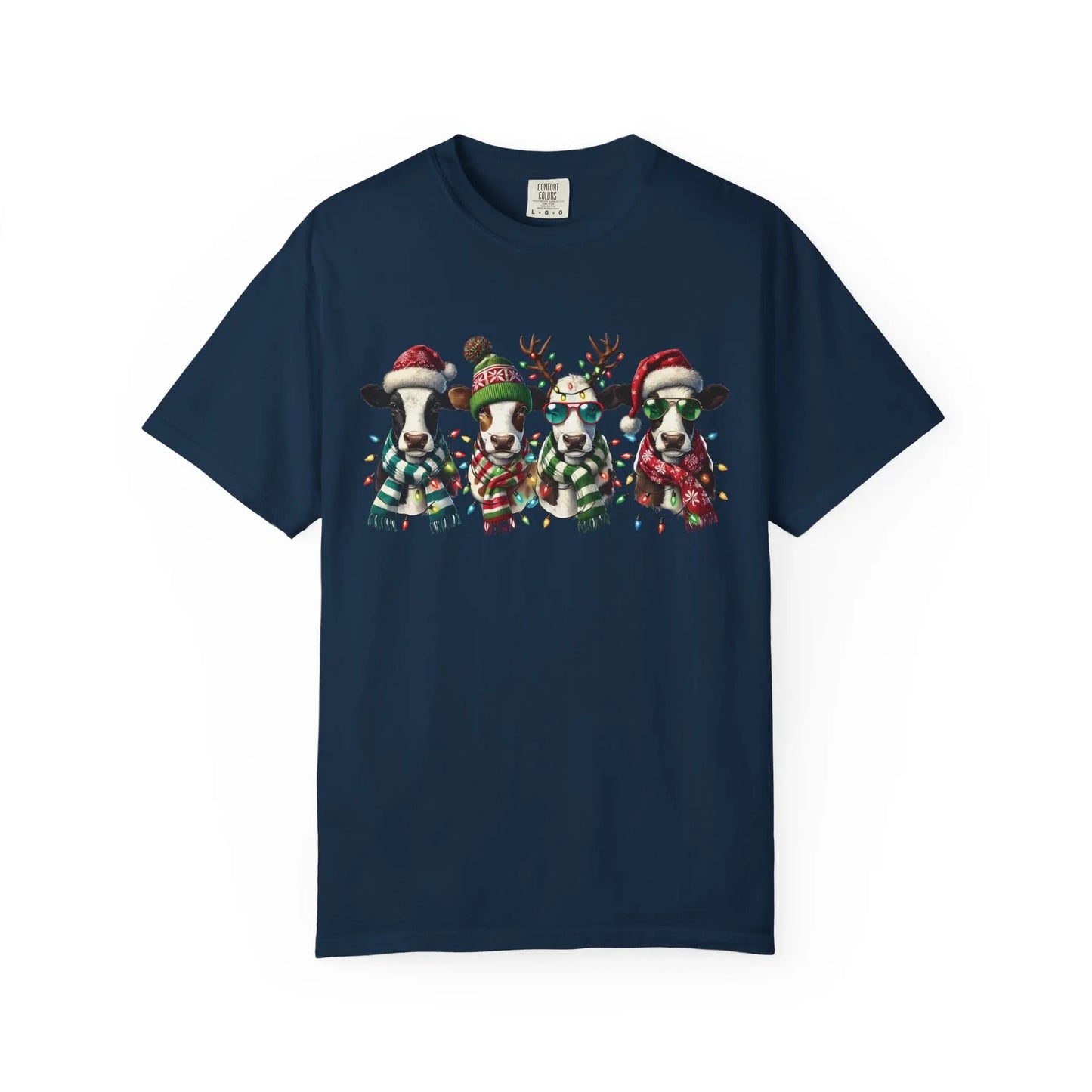 Christmas Cows T-Shirt Printify
