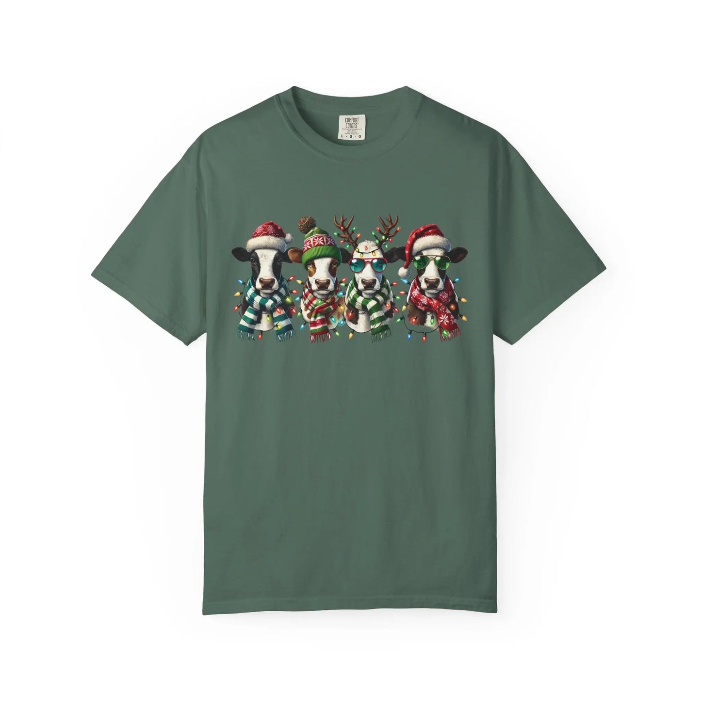 Christmas Cows T-Shirt Printify