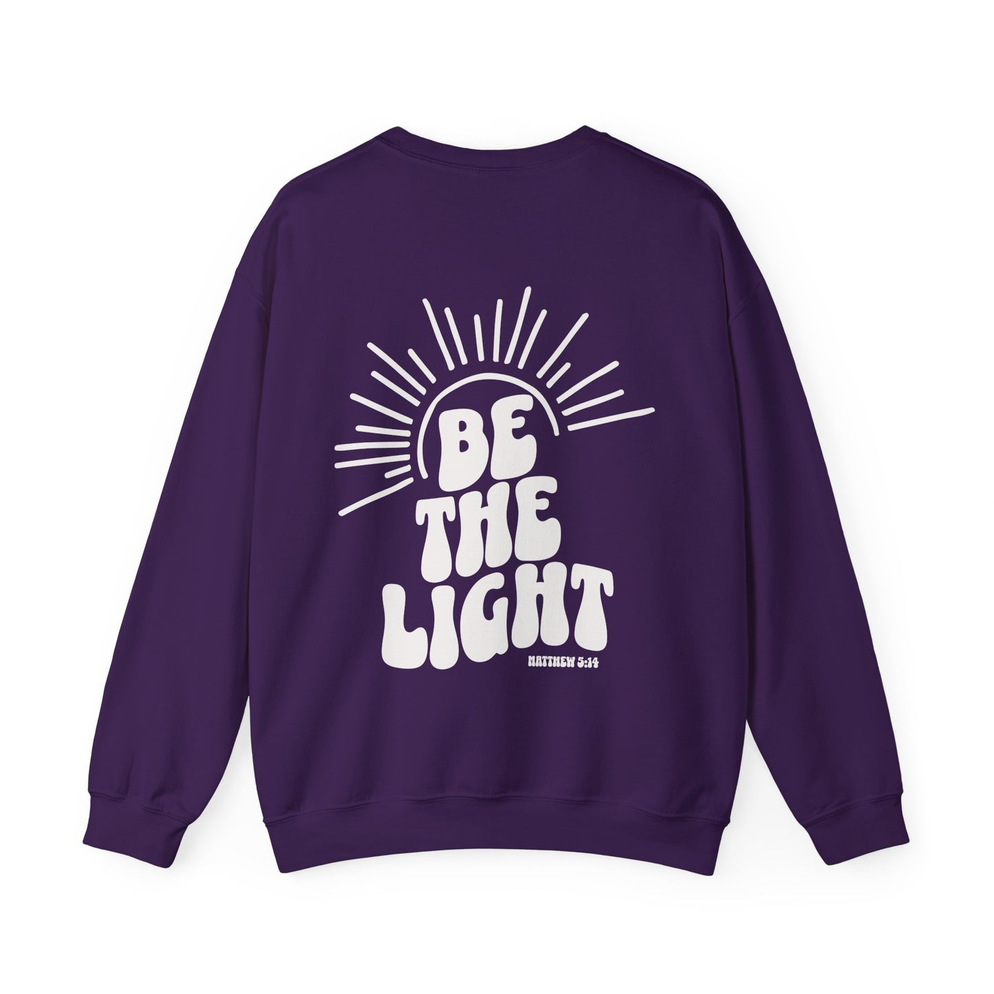 Retro Be The Light Crewneck Sweatshirt
