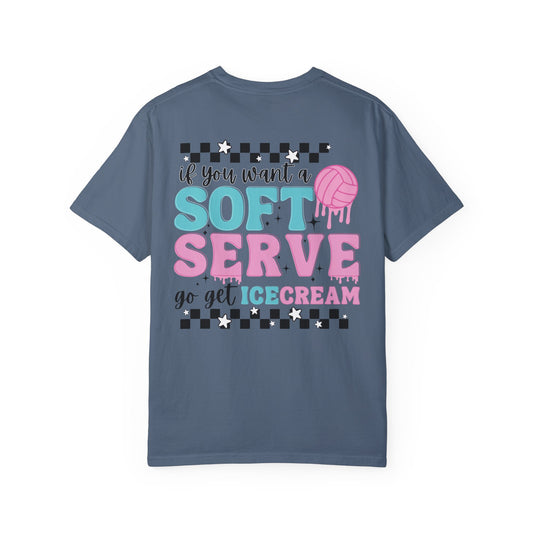 If You Want A Soft Serve Go Get Ice Cream Volleyball Tee
