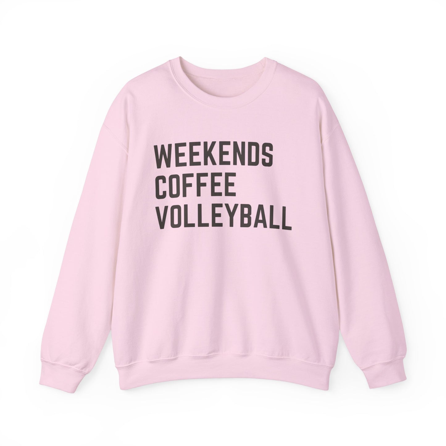 Weekends Coffee Volleyball Sweatshirt