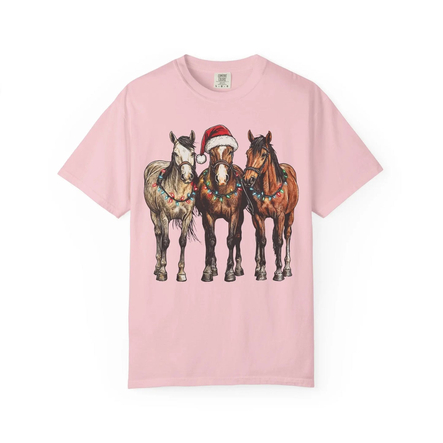Christmas Horse T-Shirt Printify