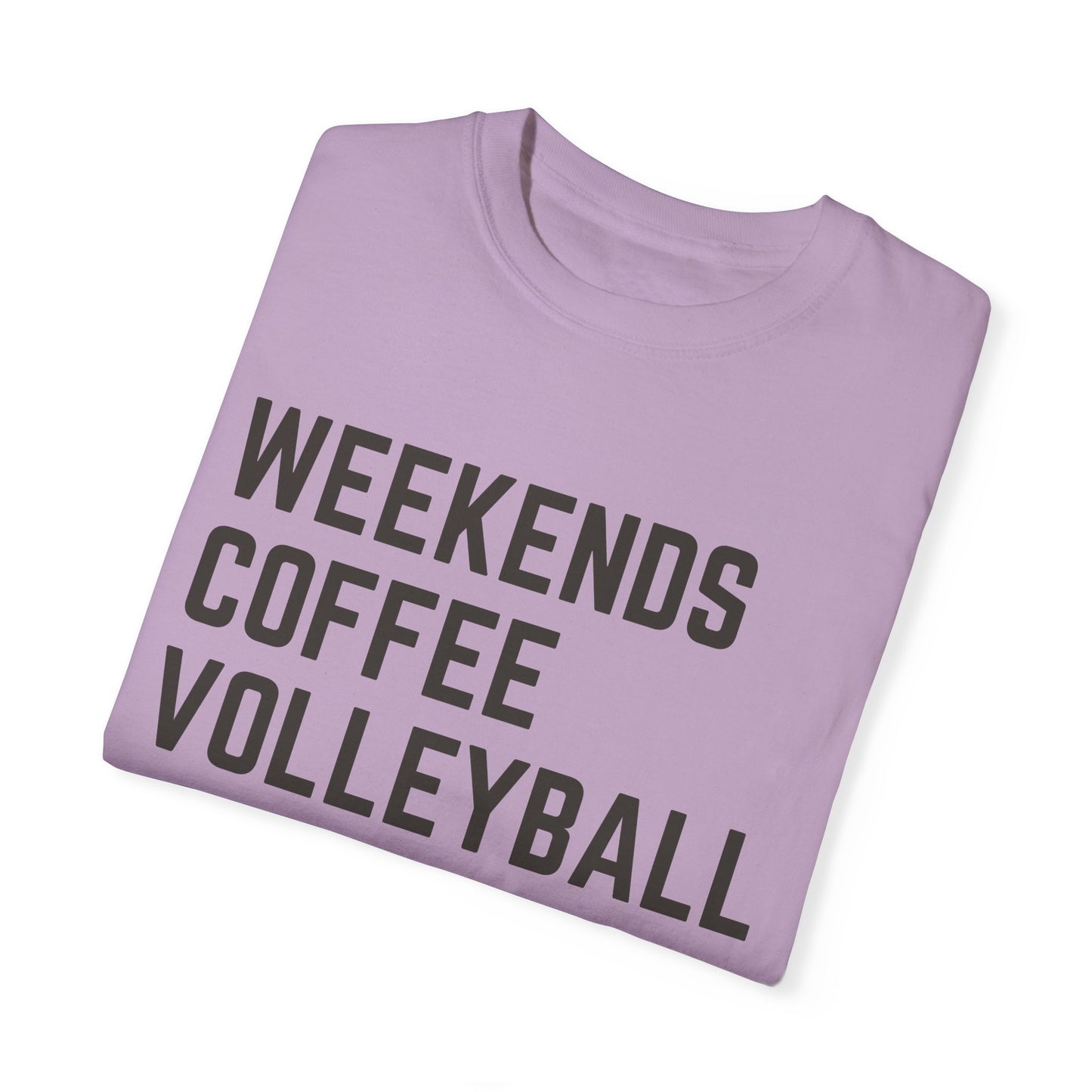 Weekends Coffee Volleyball Tee