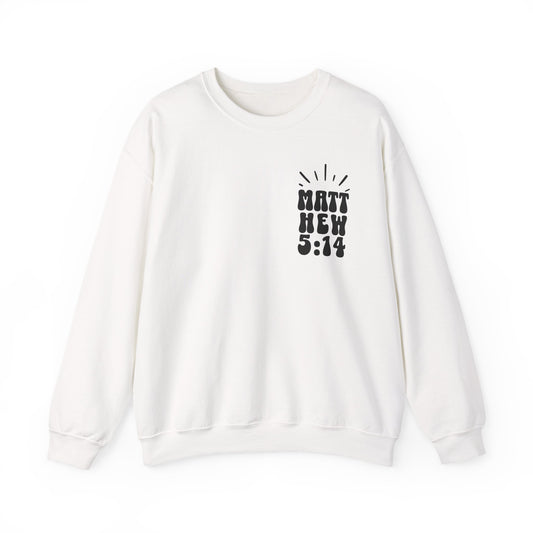Retro Be The Light Crewneck Sweatshirt