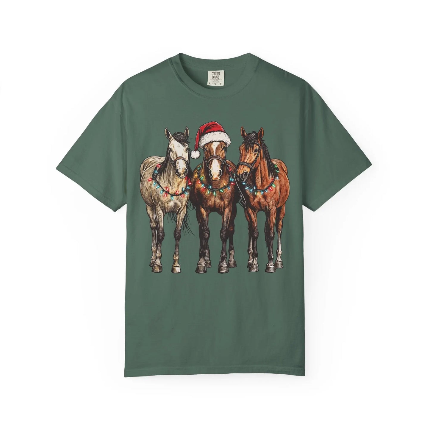 Christmas Horse T-Shirt Printify